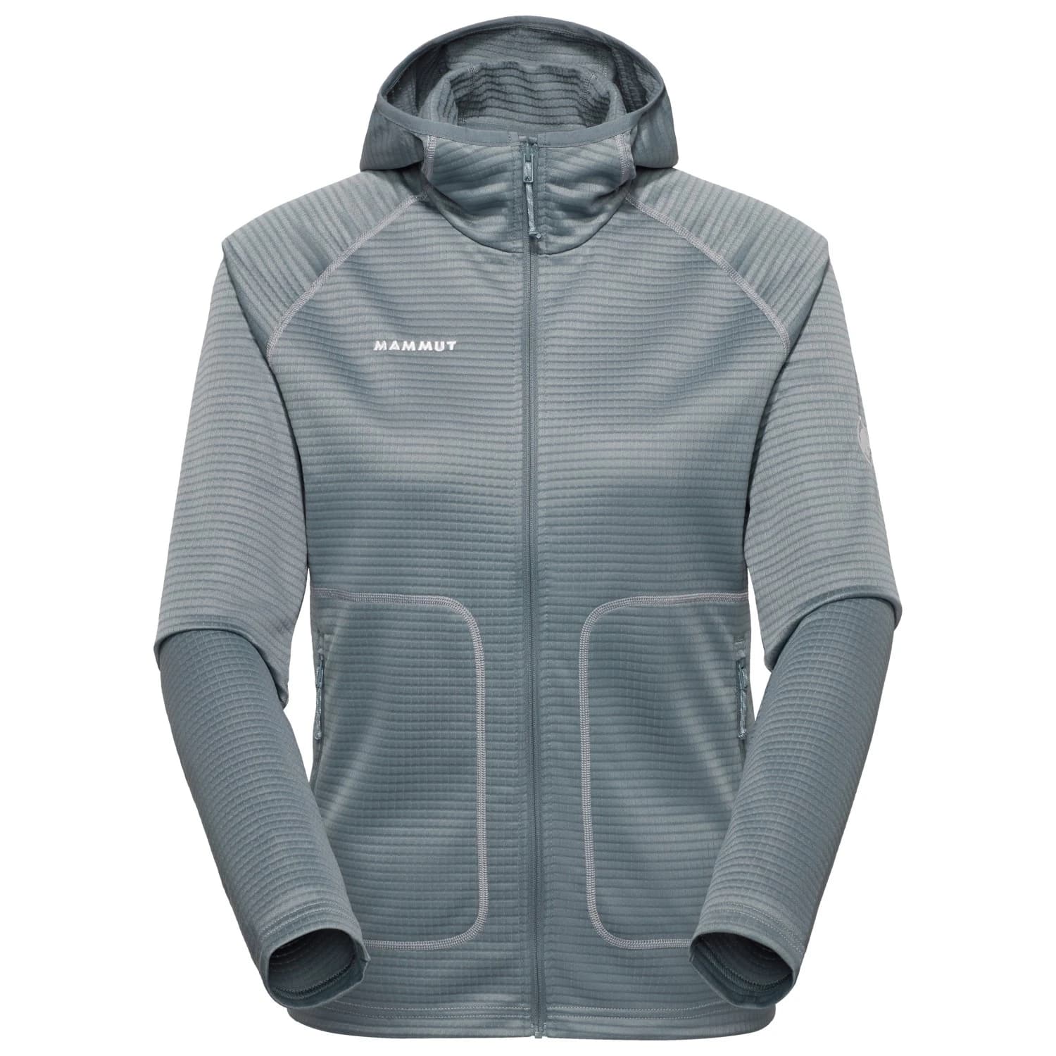 Дамско поларено яке Mammut Women's Crag ML Hooded Jacket Fleece jacket - Strata