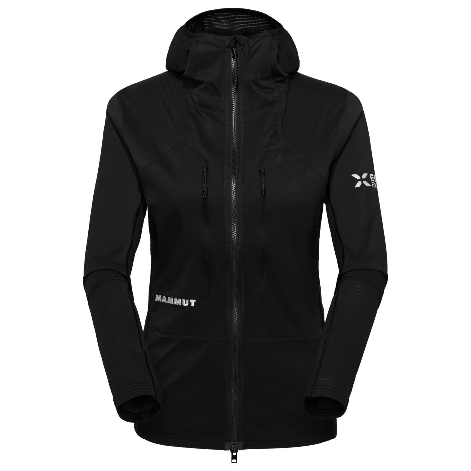 Дамско поларено яке Mammut Women's Eiger Nordwand IN Flex Air Hybrid Ho Jkt Fleece jacket - Black