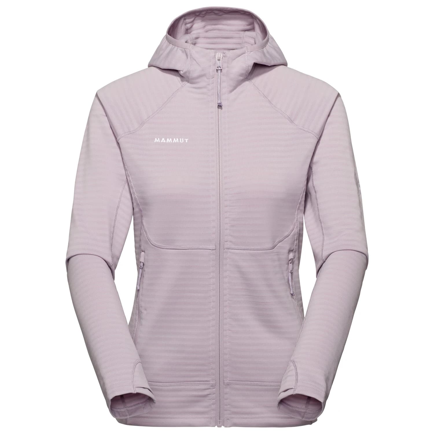 Дамско поларено яке Mammut Women's Taiss ML Hooded Jacket Fleece jacket - Alpine Calamint
