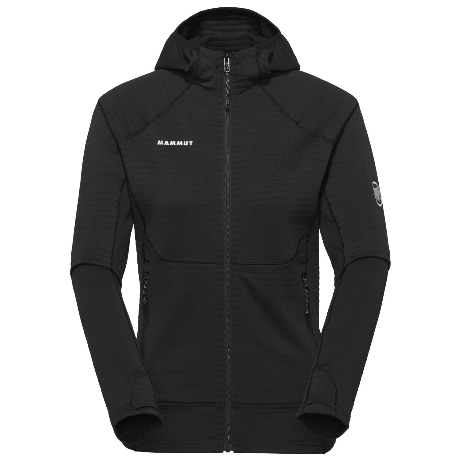Дамско поларено яке Mammut Women's Taiss ML Hooded Jacket Fleece jacket - Black