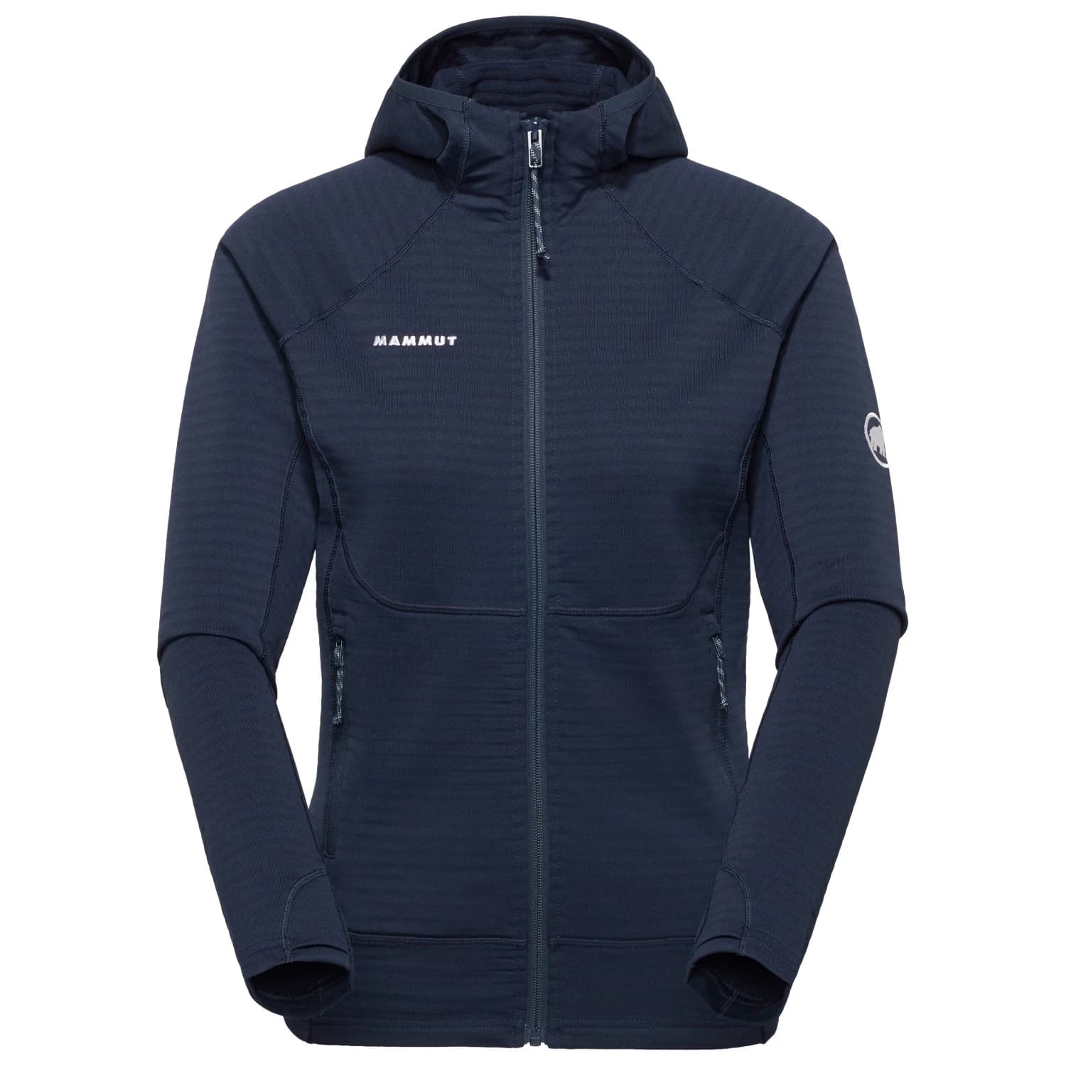 Дамско поларено яке Mammut Women's Taiss ML Hooded Jacket Fleece jacket - Marine
