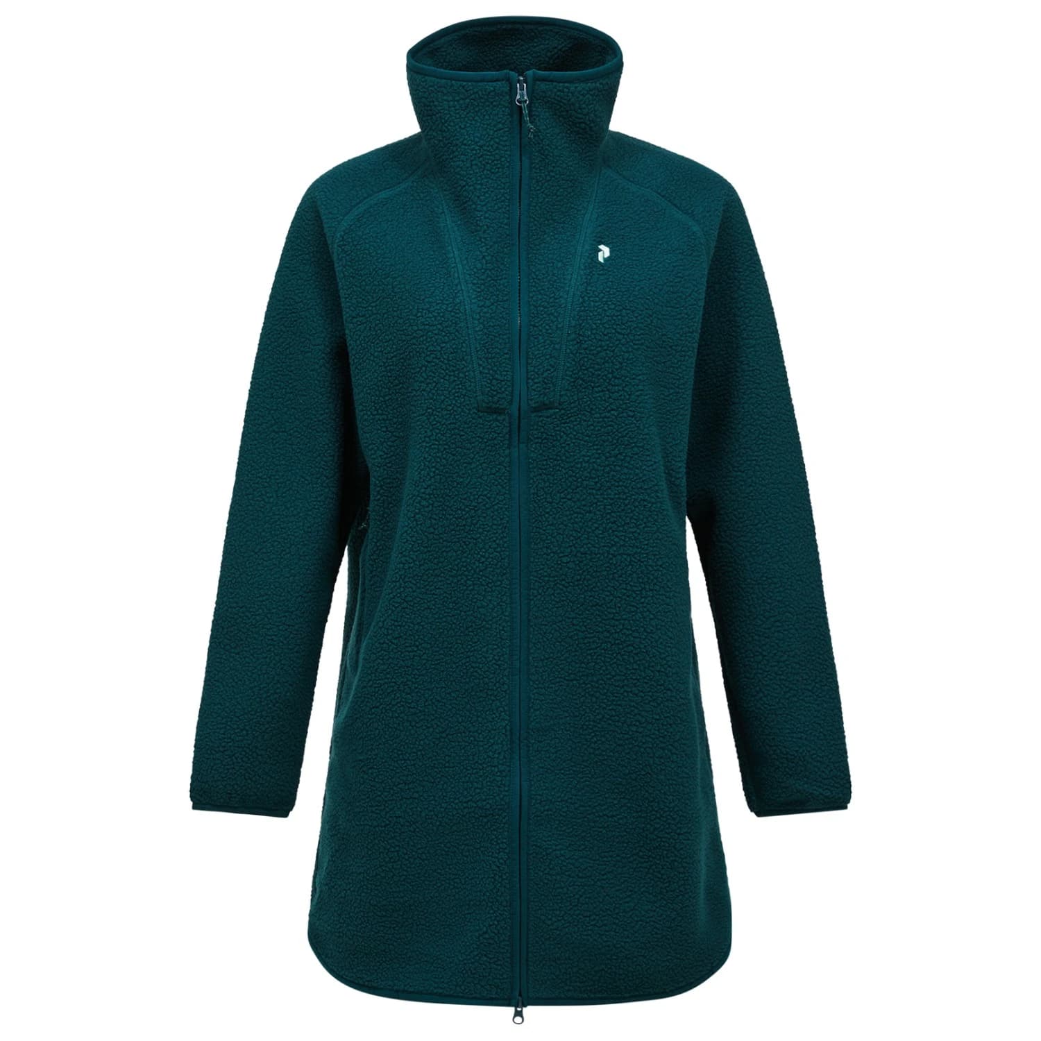 Дамско поларено яке Peak Performance Women's Naturerush Pile Long Full Zip Fleece jacket - Ponderosa Pine