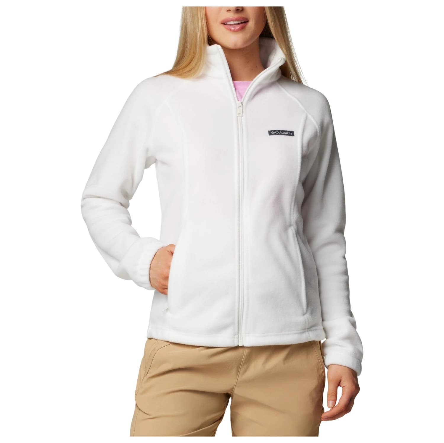Дамско поларено яке Columbia Women's Benton Springs Full Zip Fleece jacket - Sea Salt