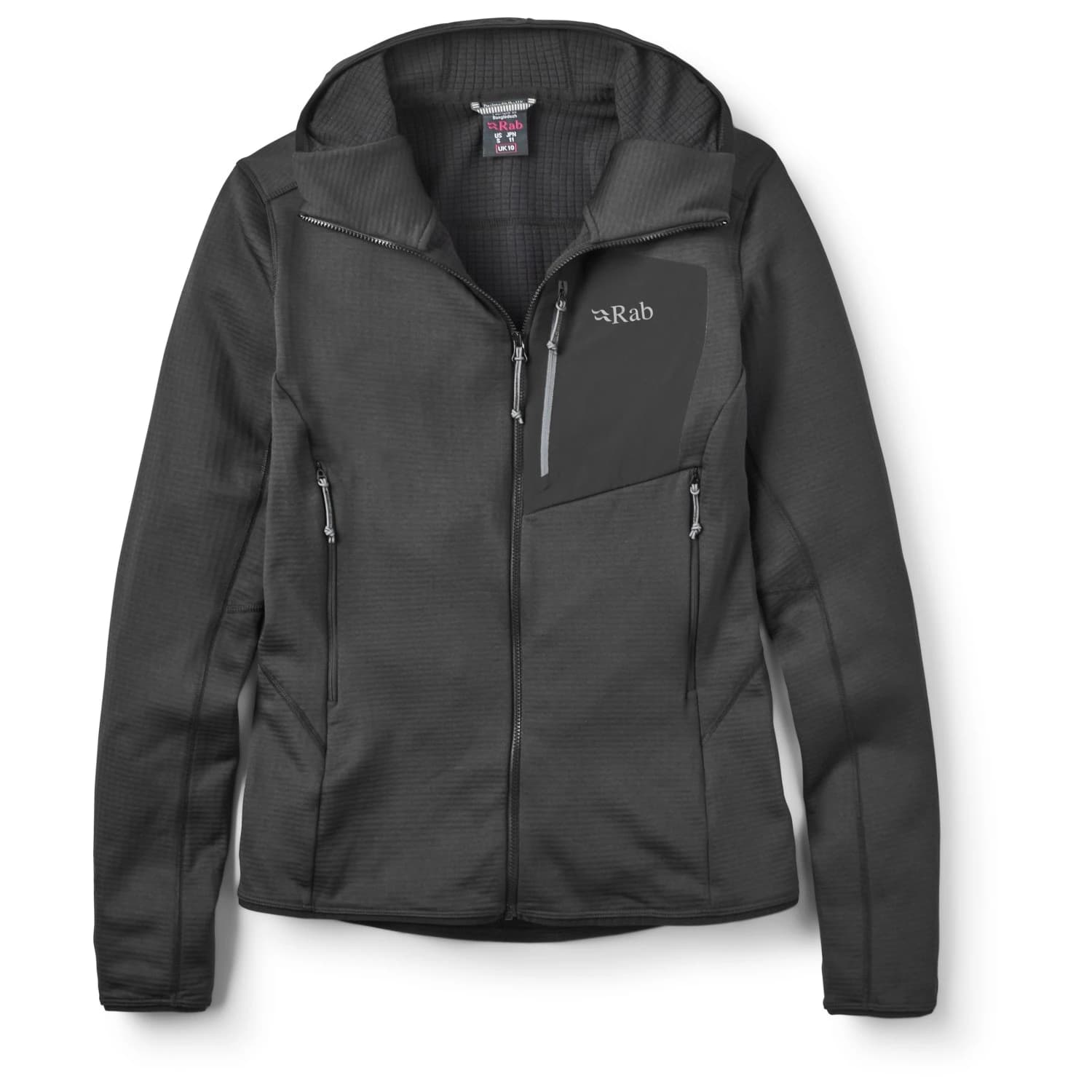Дамско поларено яке Rab Women's Ascendor Hoody Fleece jacket - Black