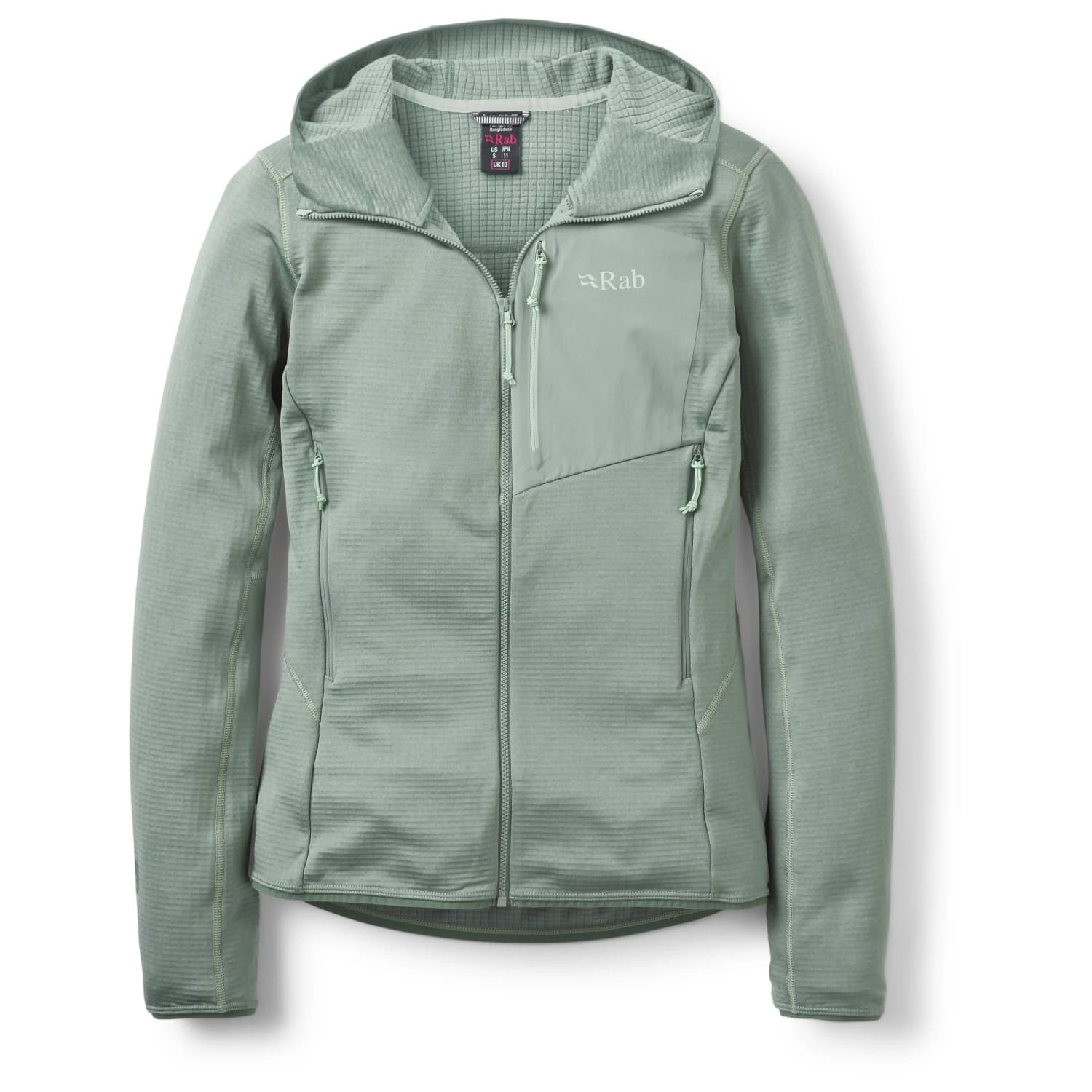 Поларено яке Rab Women's Ascendor Hoody Fleece jacket - Dark Fig Green