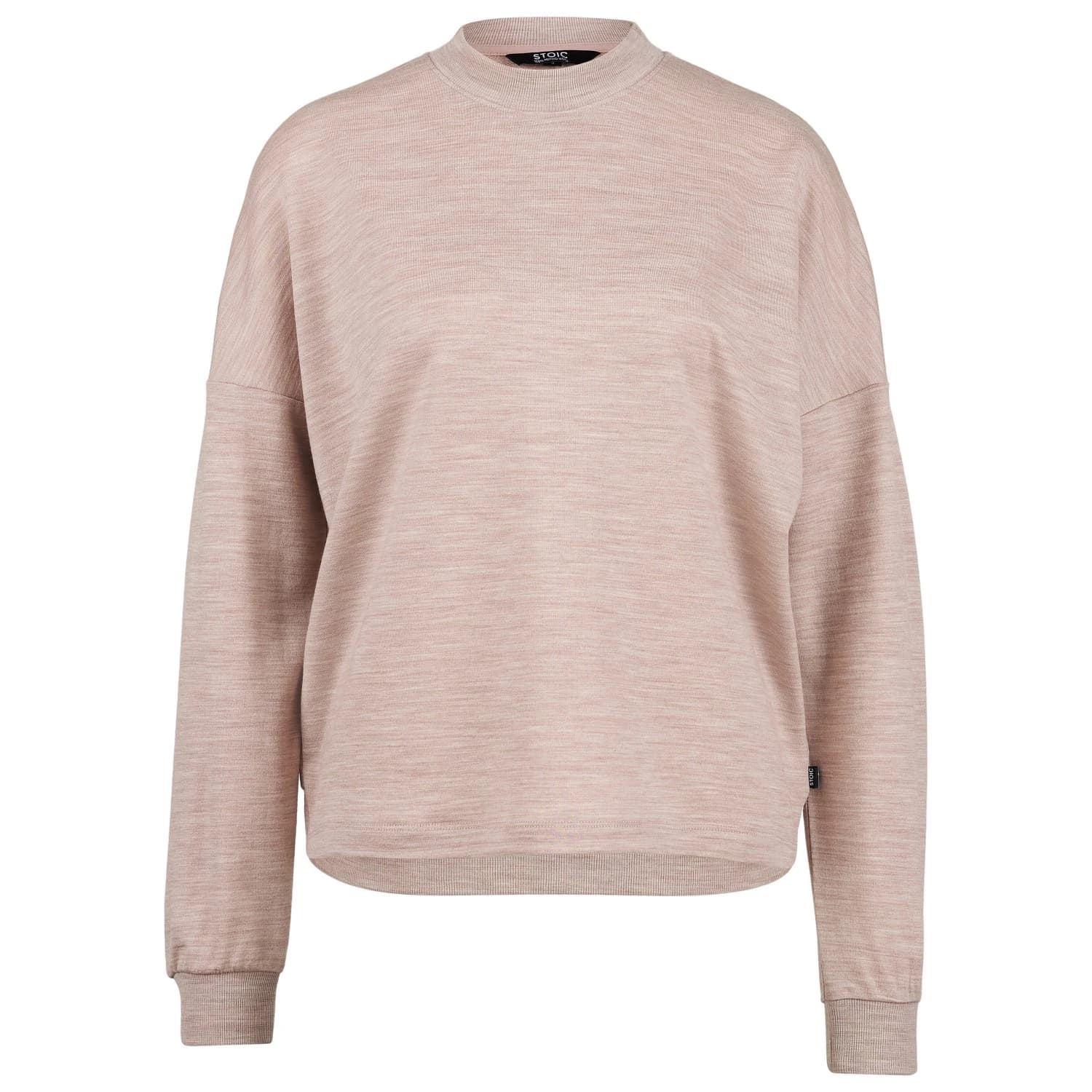 Дамски вълнен пуловер Stoic Women's MerinoTerry250 BaraSt. Pullover Merino jumper - Shadow Rose Melange