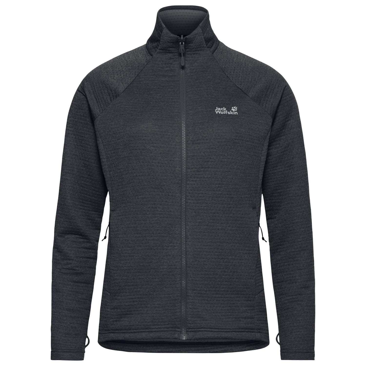 Дамско поларено яке Jack Wolfskin Women's Anytrail Fullzip Fleece jacket - Phantom