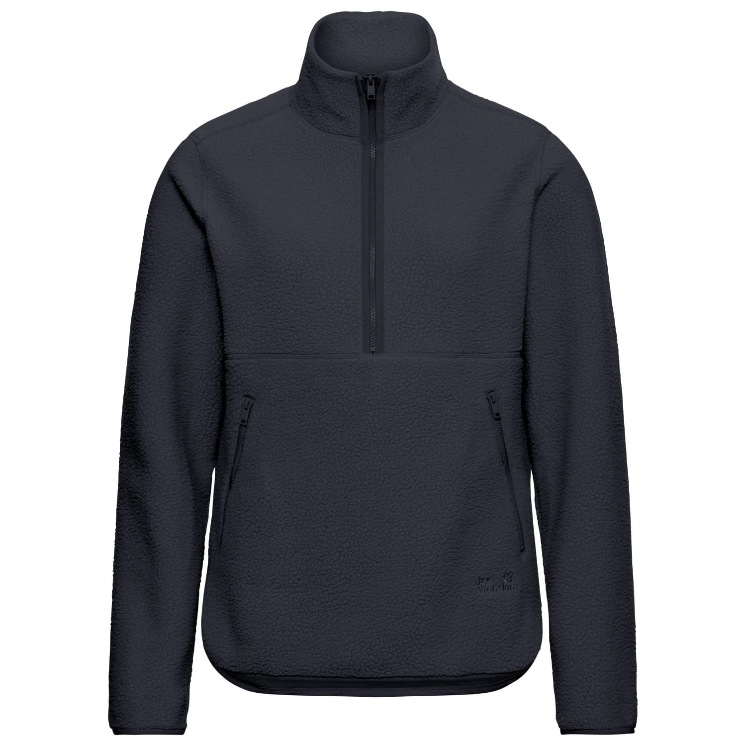 Дамски поларен пуловер Jack Wolfskin Women's Lite Curl Halfzip Fleece jumper - Dark Navy