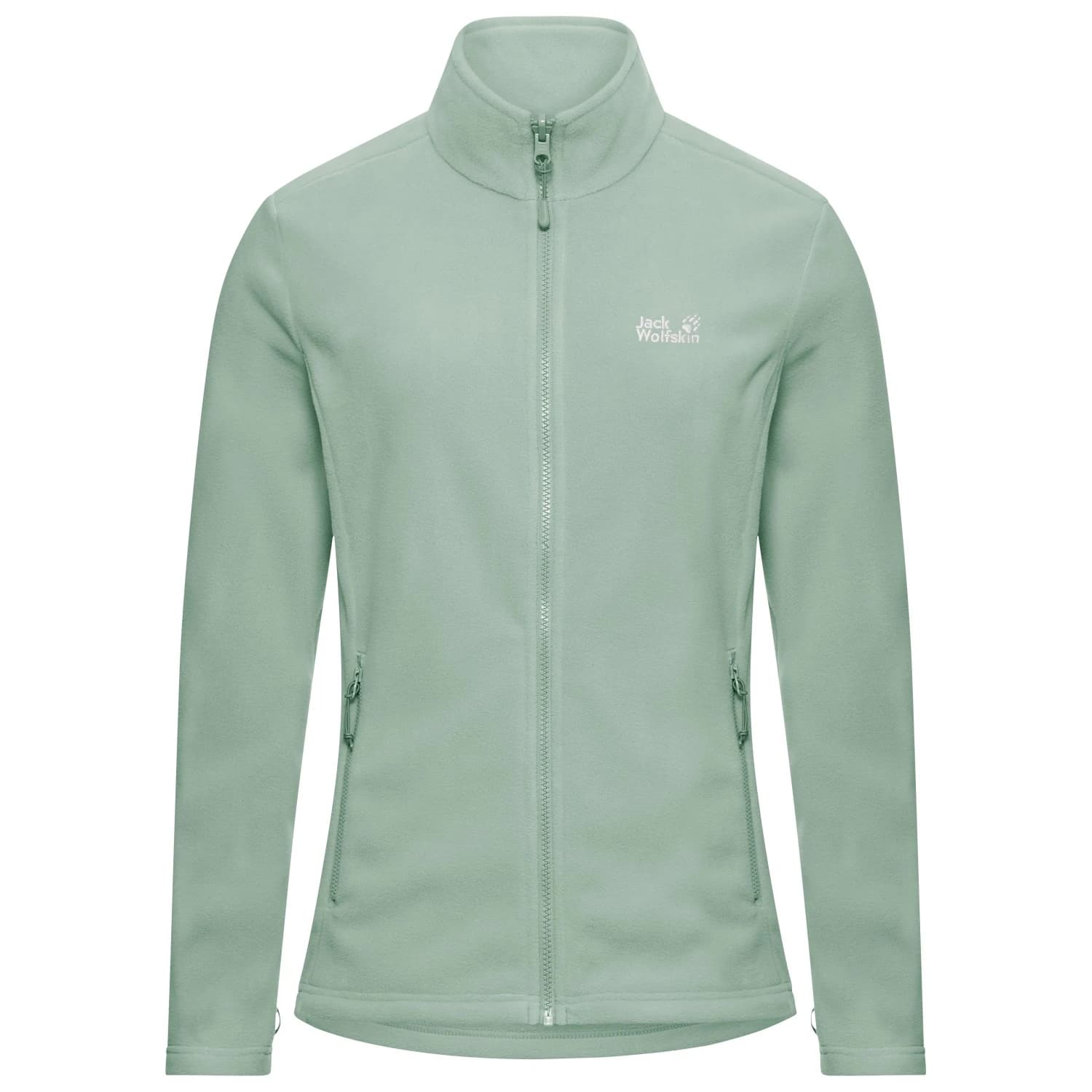 Дамско поларено яке Jack wolfskin Women's Taunus 100 Fullzip Fleece jacket - Green Zinnia