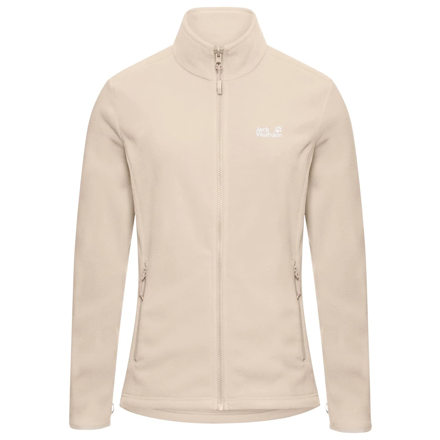 Дамско поларено яке Jack Wolfskin Women's Taunus 100 Fullzip Fleece jacket - Oyster