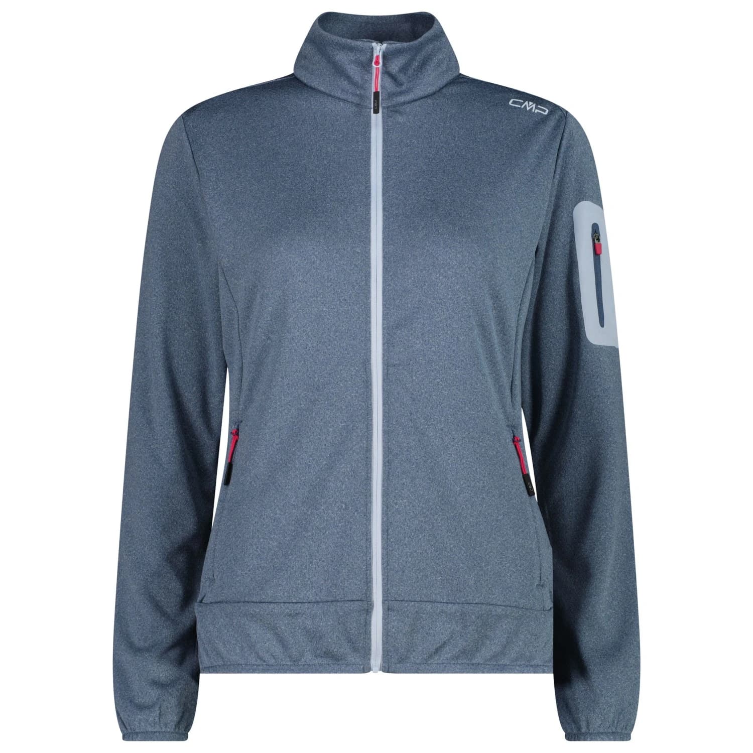 Дамско поларено яке CMP Women's Jacket Jacquard Double Knitted Fleece jacket - Space