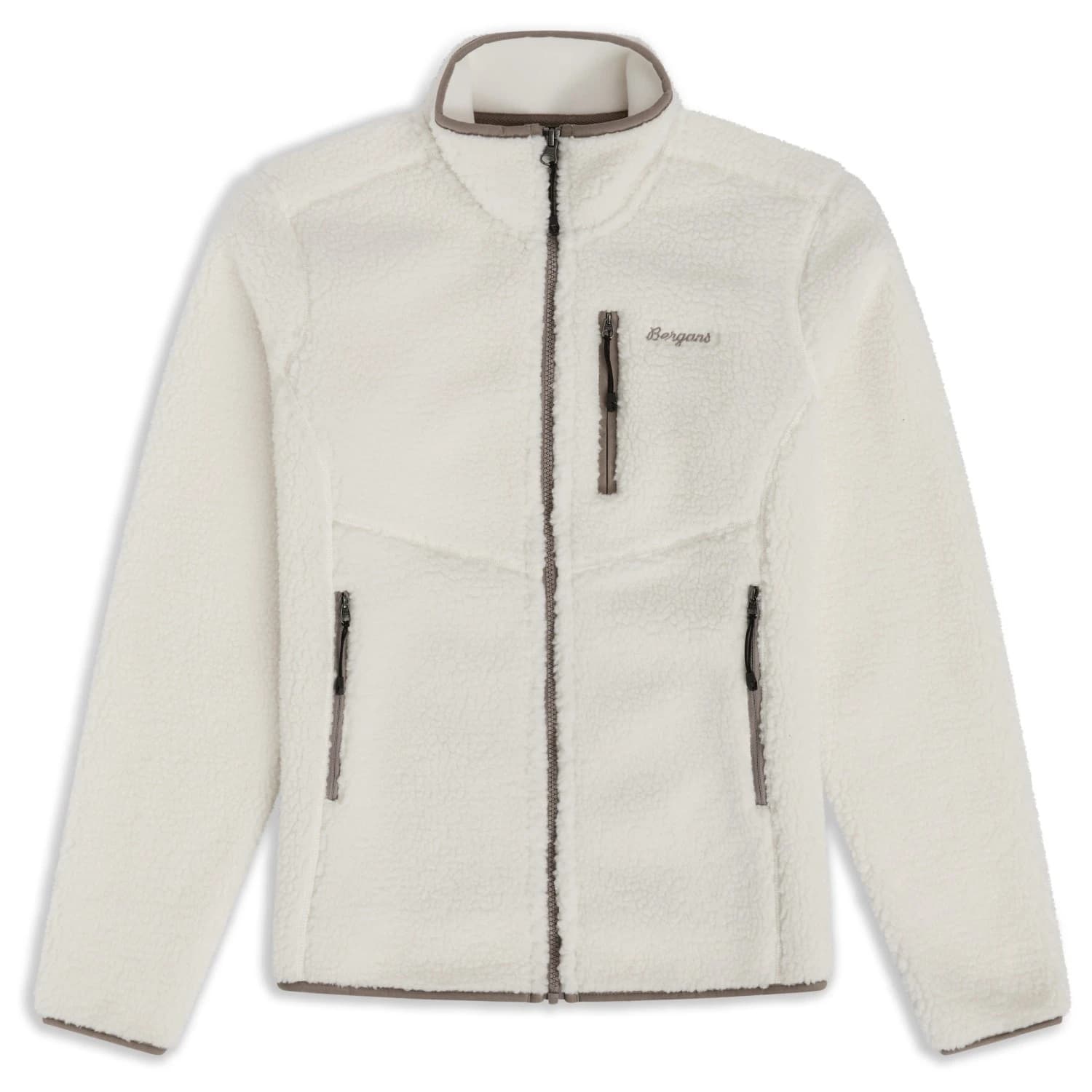 Дамско поларено яке Bergans Women's Lunnan Pile Fleece Jacket - Vanilla White
