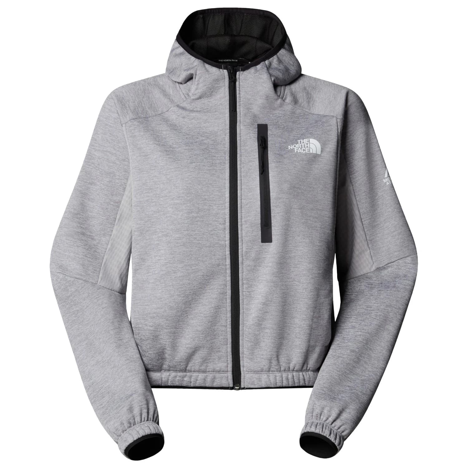 Дамско поларено яке The North Face Women's Mountain Athletics Fleece Full Zip Fleece jacket - Pale Grey Heather / Meld Grey