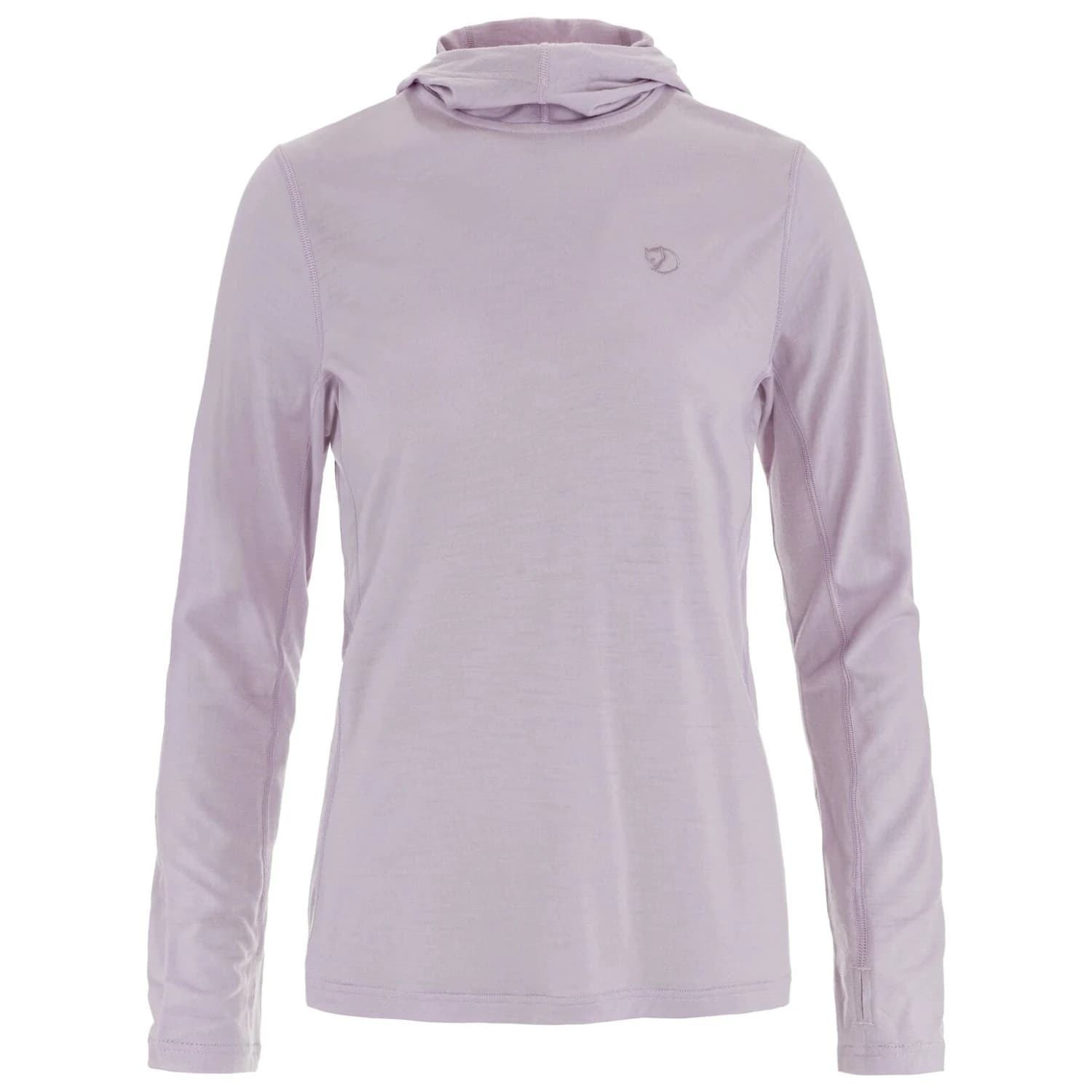 Дамска мериносова блуза Fjällräven Women's Abisko Wool Hoodie Merino shirt - Lavender Mist
