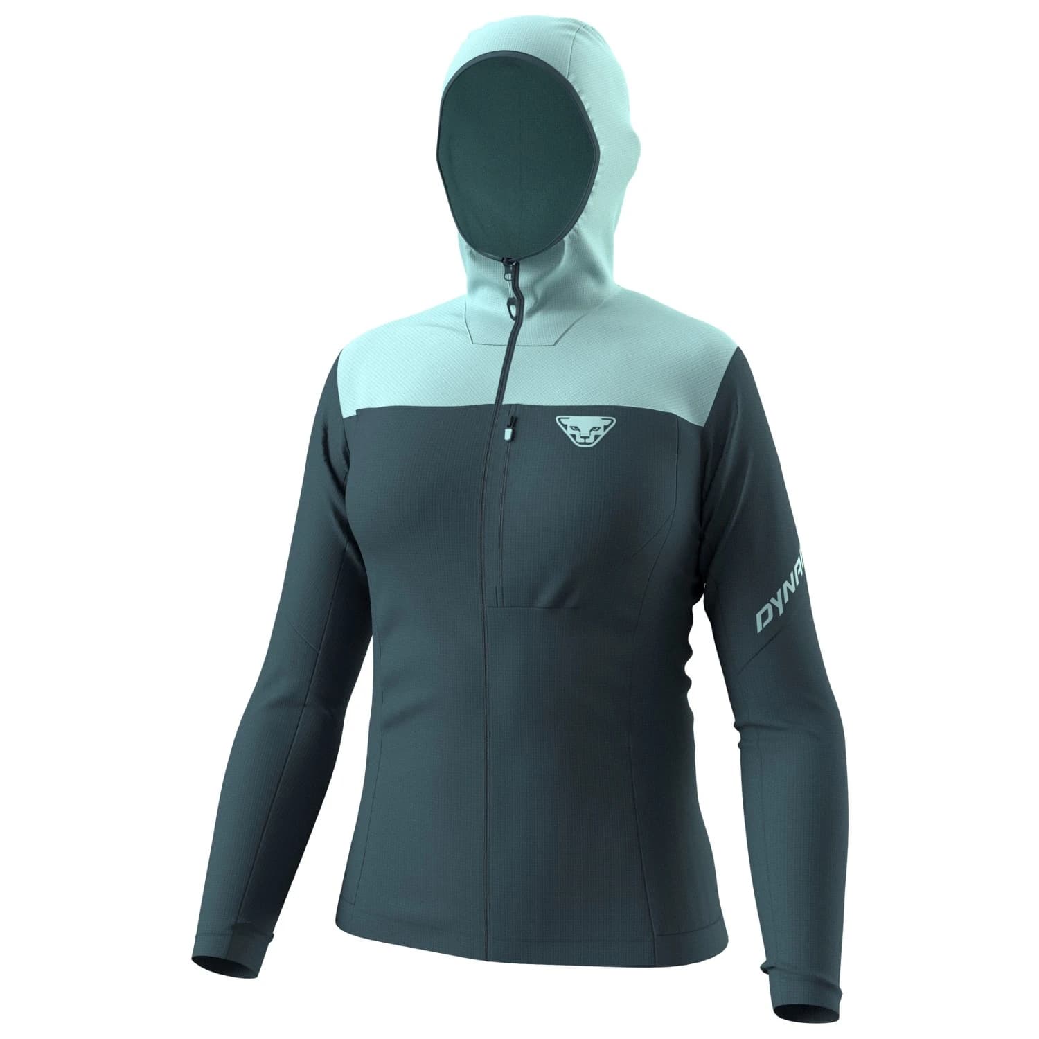 Дамско поларено яке Dynafit Women's Traverse Thermal Hooded Jacket Fleece jacket - Cloud Blue