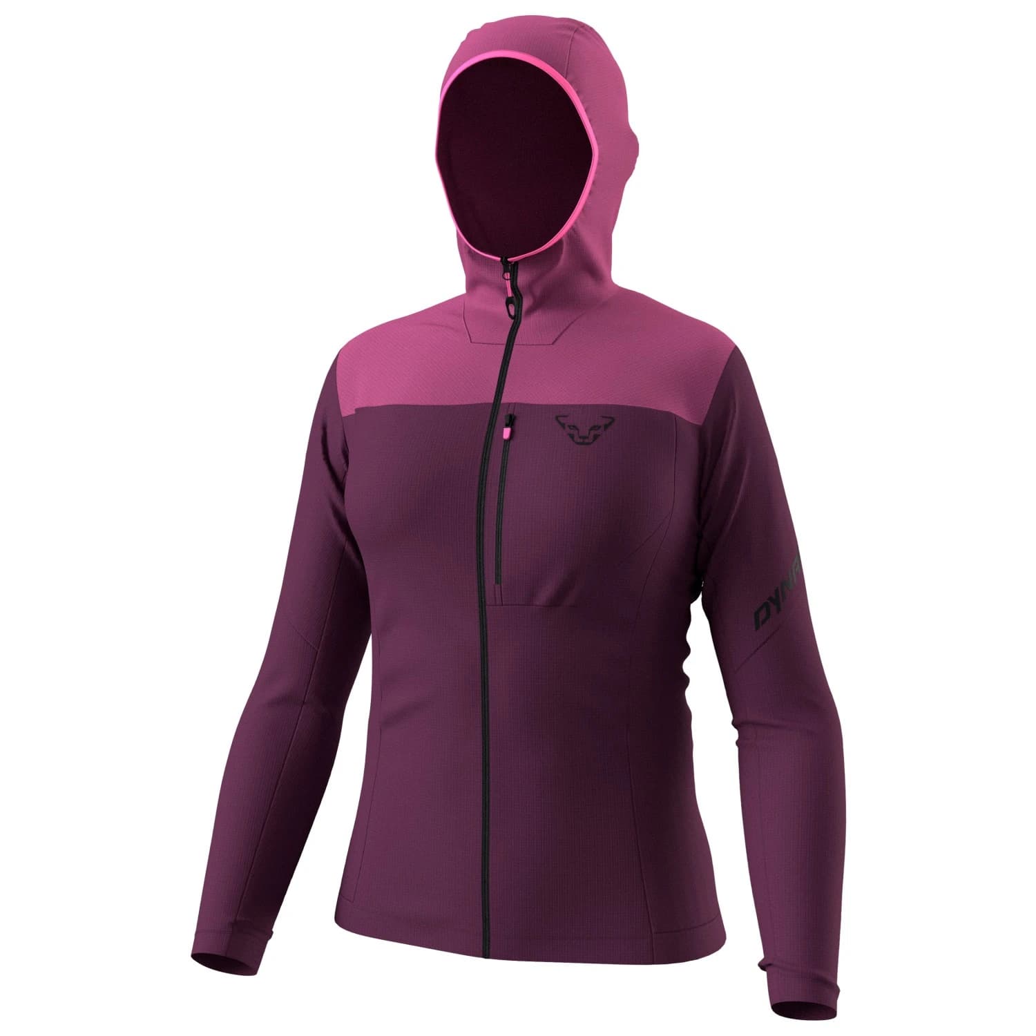 Дамско поларено яке Dynafit Women's Traverse Thermal Hooded Jacket Fleece jacket - Magenta