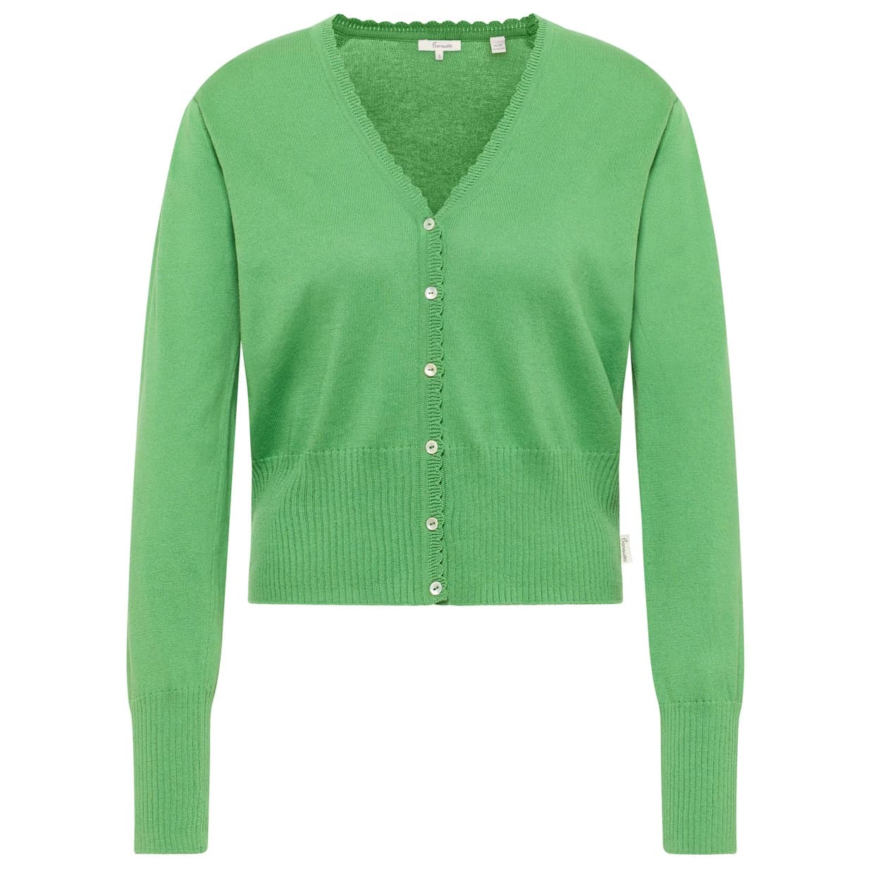 Дамско вълнено яке Tranquillo Women's Strickjacke Linaa Cardigan - Peppermint Green