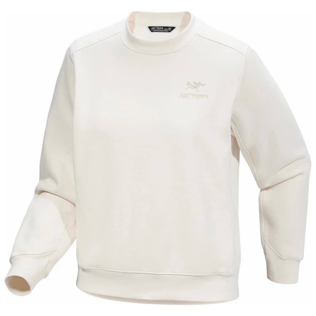 Дамски поларен пуловер Arc'teryx Women's Emblem Fleece Crew Fleece jumper - Arctic Silk