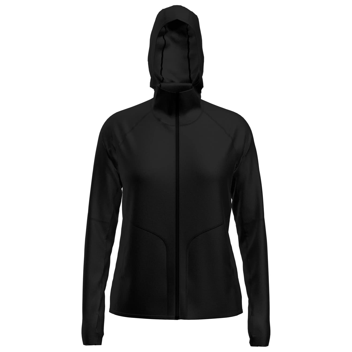 Дамска мериносова блуза Icebreaker Women's 150 MerinoFine Ace L/S Zip Hoodie Merino hoodie - Black