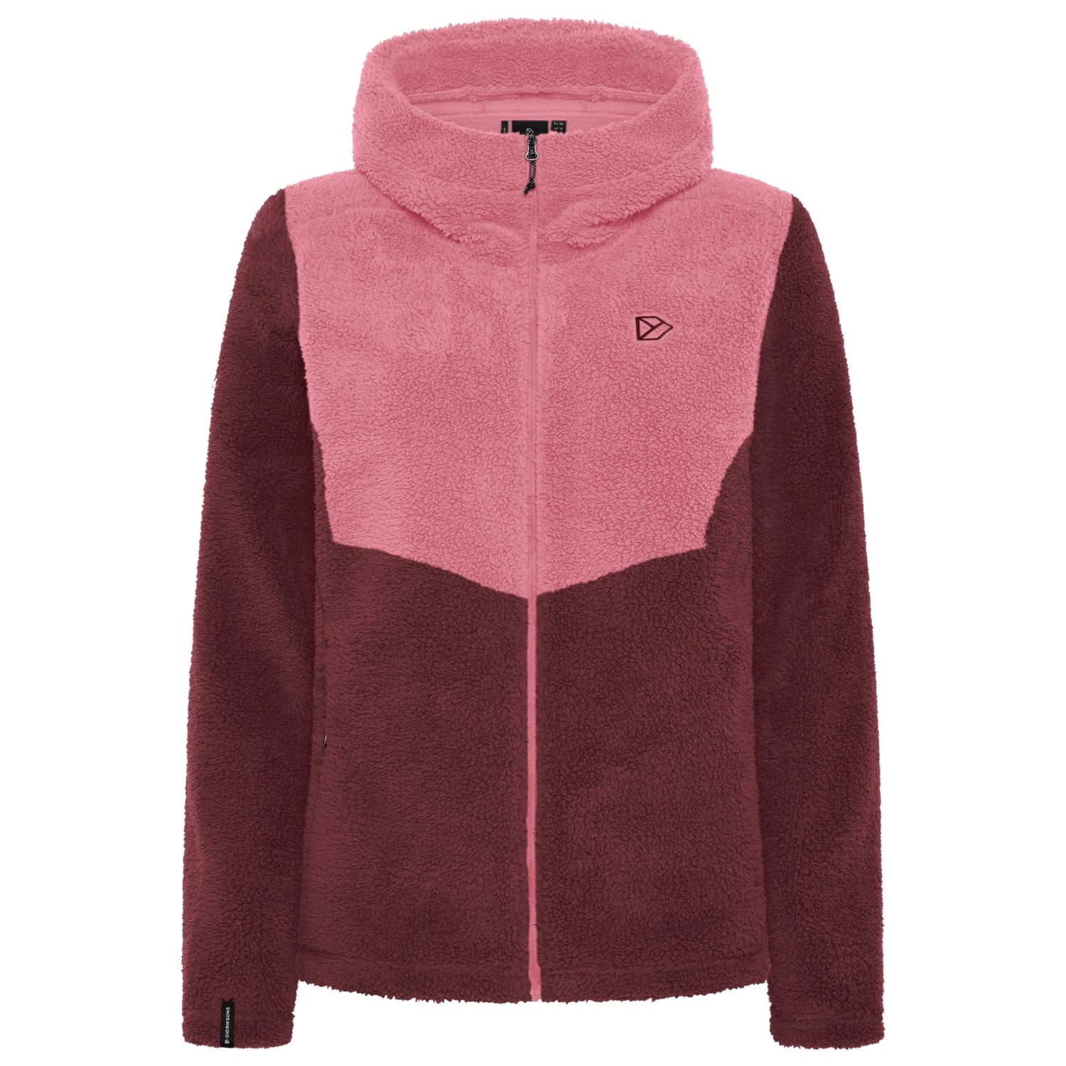 Поларено яке Didriksons Women's Anine Fullzip Fleece jacket - Heather Pink
