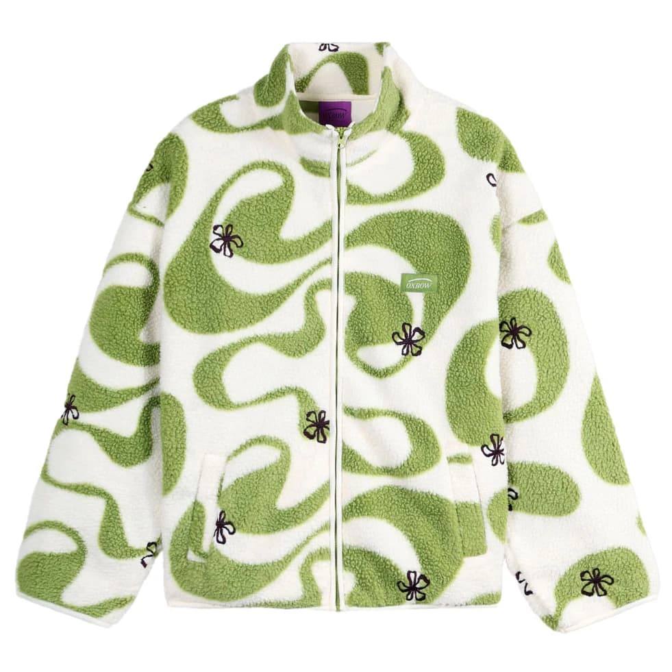 Поларено яке Oxbow Women's Warpy Sherpa Fleece Fleece jacket - Green Juice