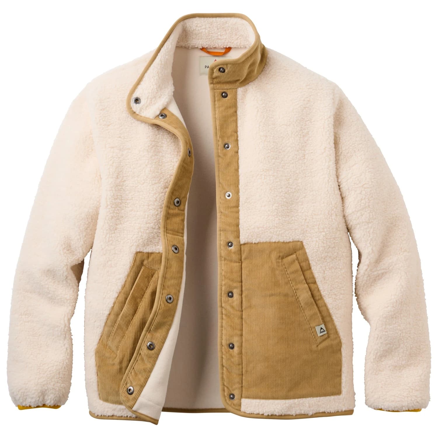 Поларено яке Passenger Women's Clover Recycled Sherpa Fleece Jacket - Vintage White