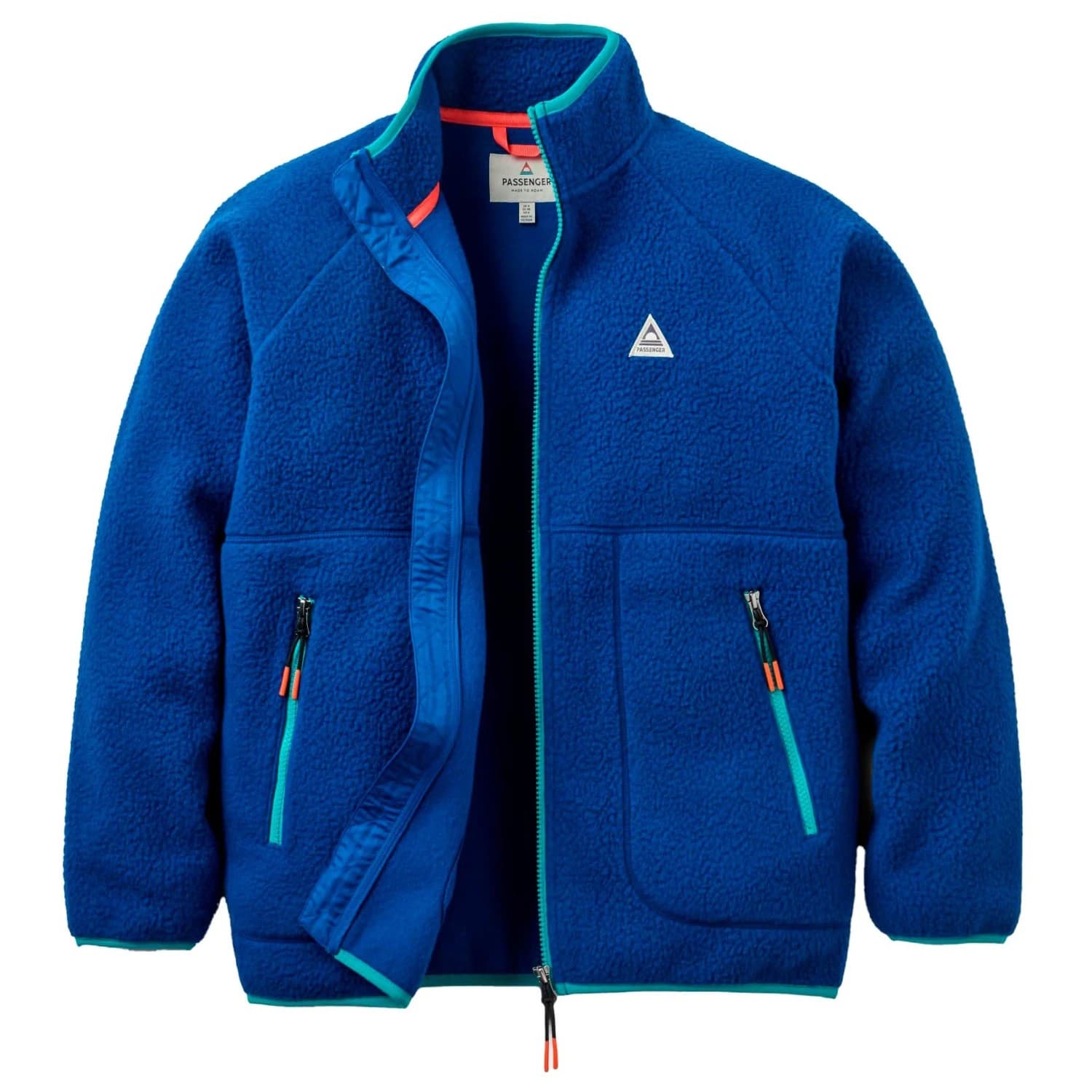 Дамско поларено яке Passenger Women's Home Full Zip Recycled Sherpa Fleece Fleece jacket - Blue Navy