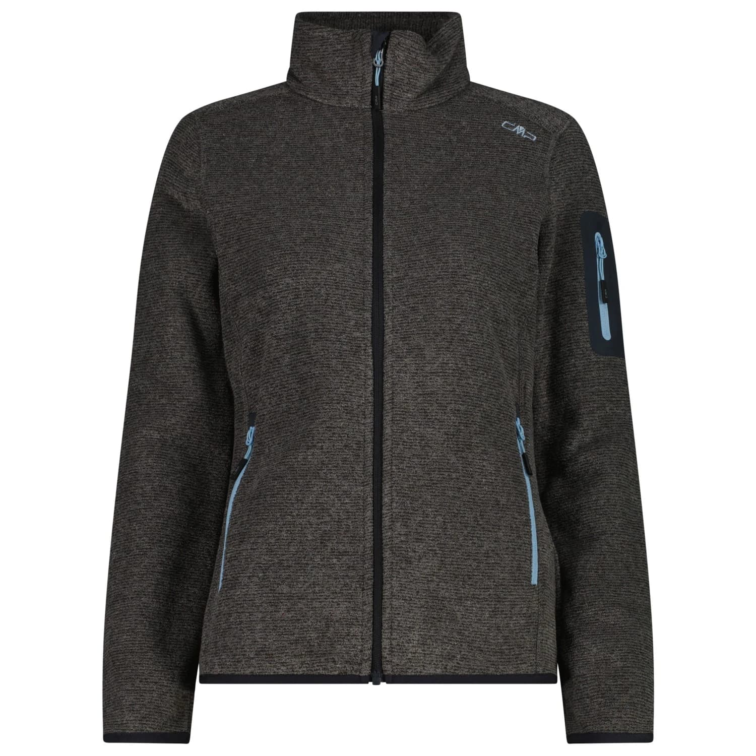 Дамско поларено яке CMP Women's Jacket 3H14746A Fleece jacket - Antracite / Cool Blue