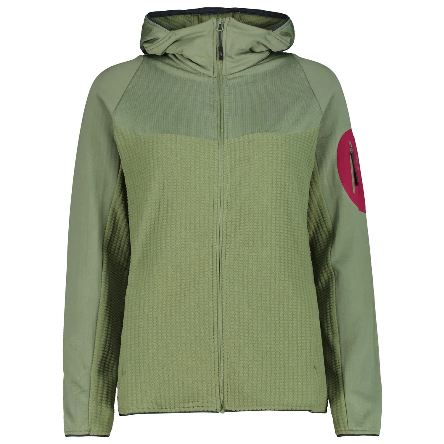 Поларено яке CMP Women's Jacket Fix Hood 36G1226 Fleece jacket - Green Tea