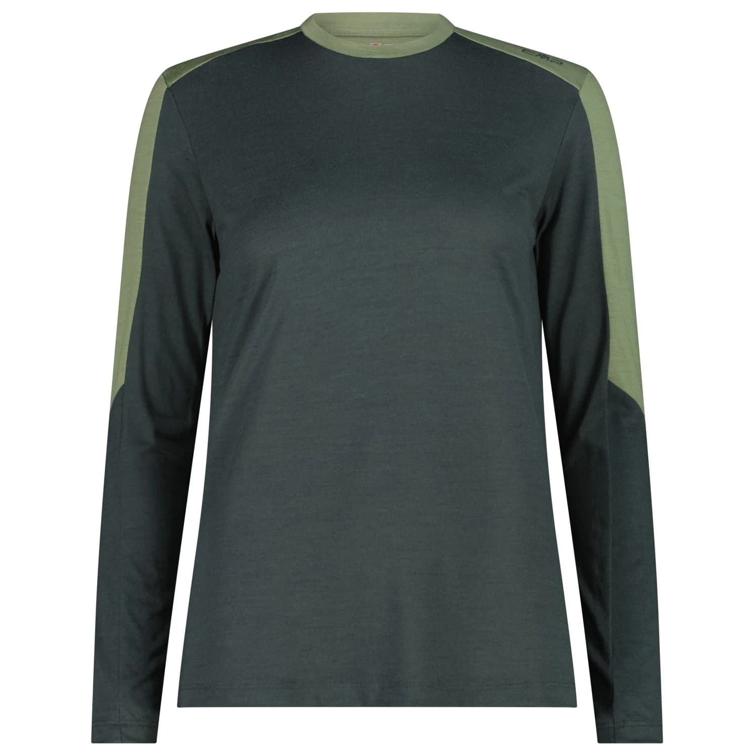 Вълнен пуловер CMP Women's T-Shirt 36N1916 Merino longsleeve - Jungle