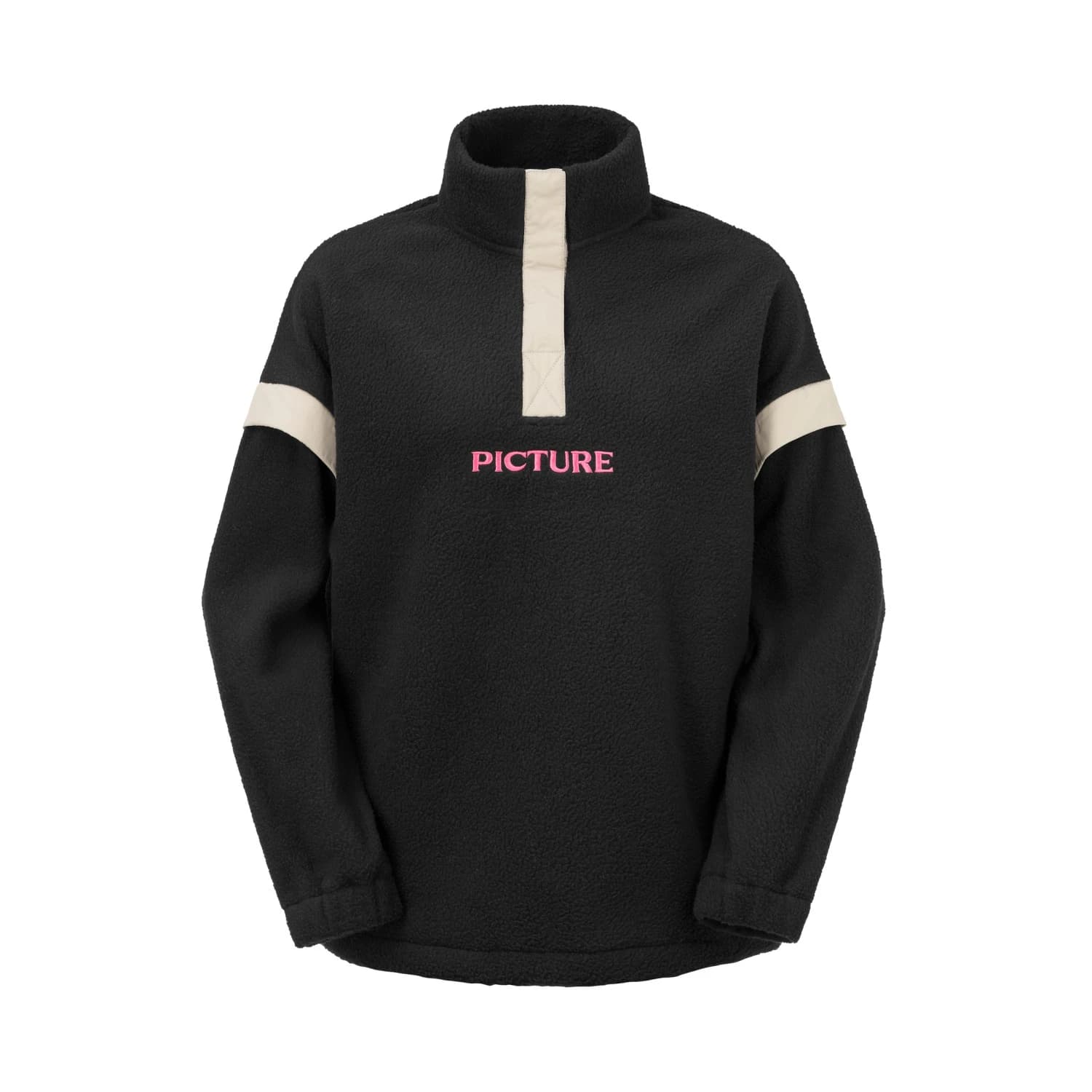 Дамски поларен пуловер Picture Women's Velora 1/4 Fleece Fleece jumper - Black