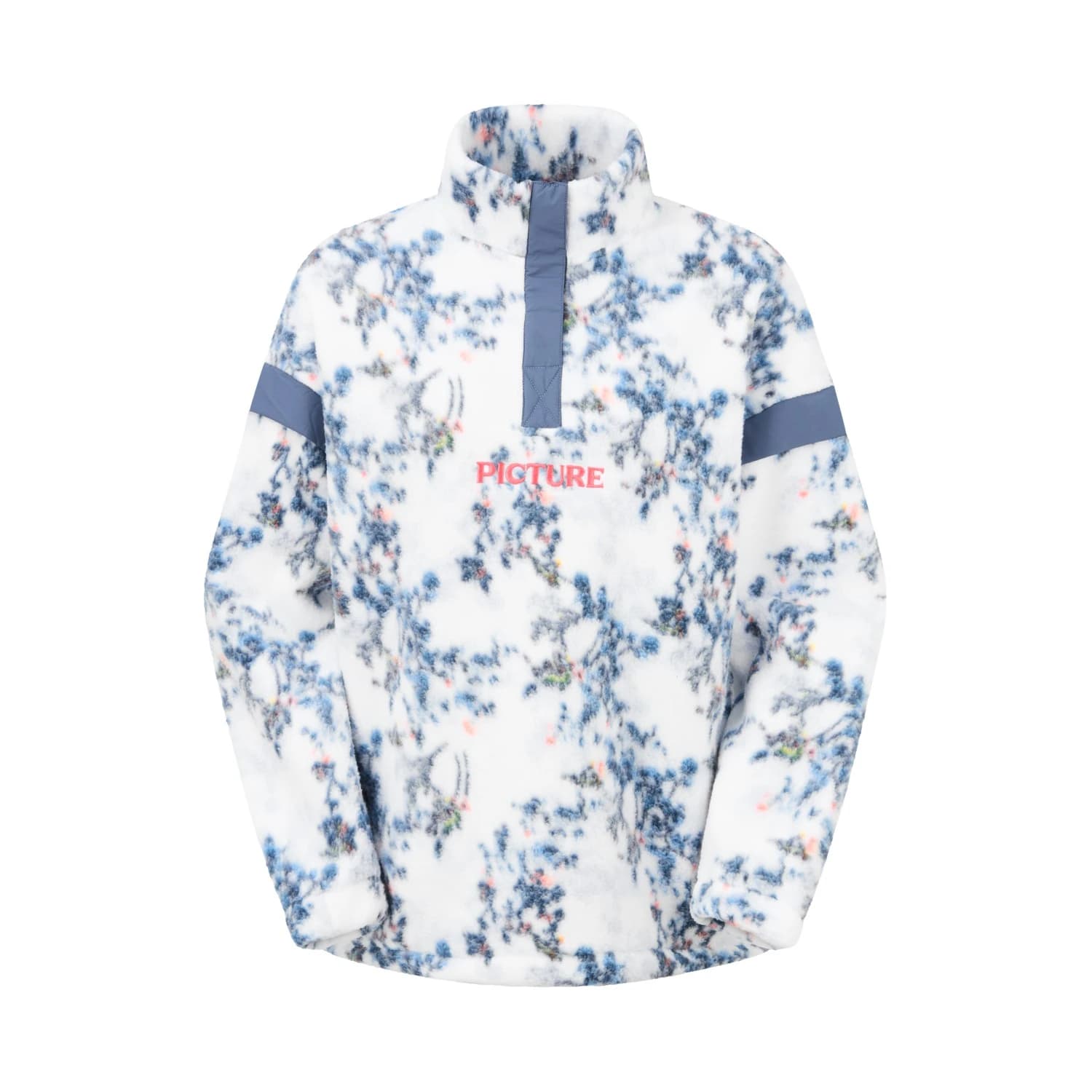 Дамски поларен пуловер Picture Women's Velora Printed 1/4 Fleece Fleece jumper - Schrubby Print