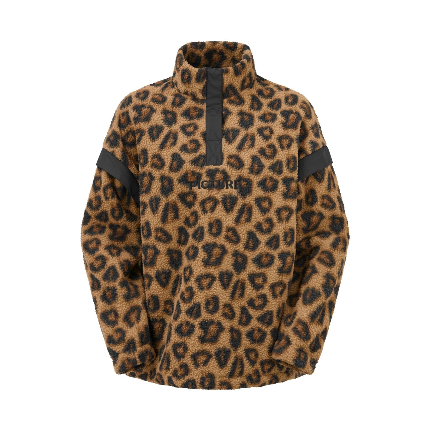 Дамски поларен пуловер Picture Women's Velora Printed 1/4 Fleece Fleece jumper - Wild Spot Print