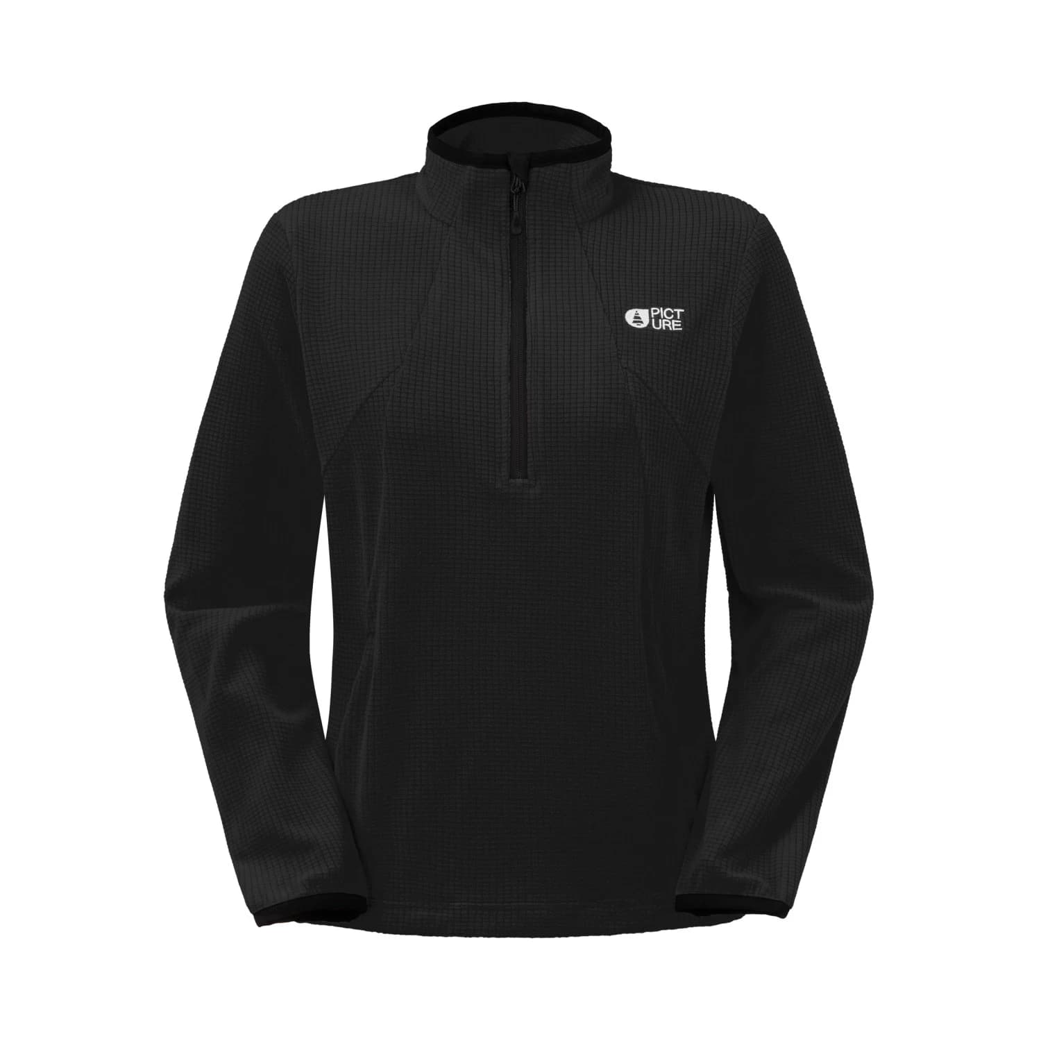 Дамски поларен пуловер Picture Women's Weavy 1/4 Grid Fleece Fleece jumper - Black