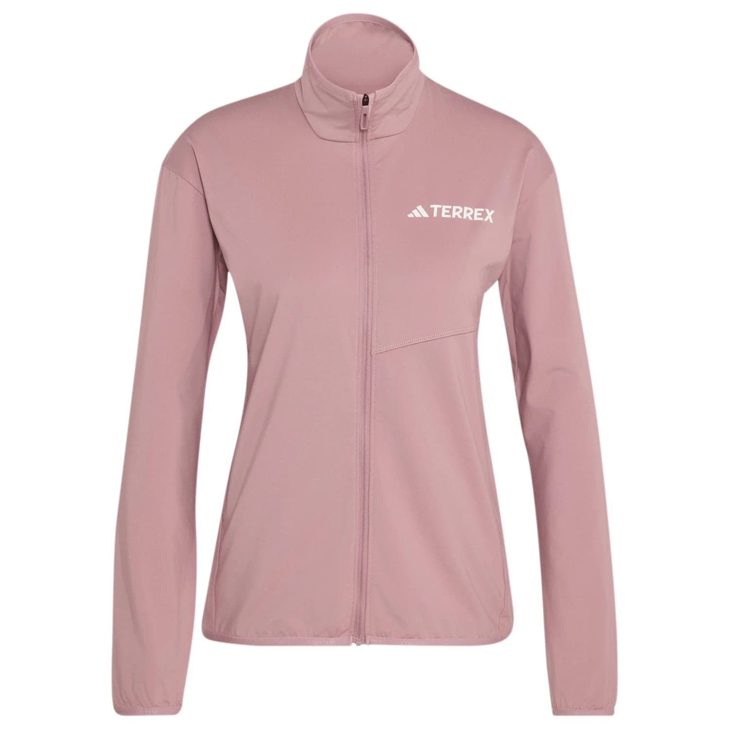 Дамско поларено яке adidas Terrex Women's MT ClimaWarm T Fullzip Fleece Fleece jacket - Magic Mauve