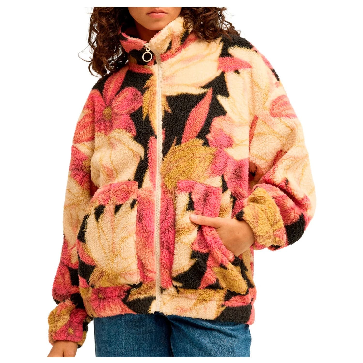 Дамско поларено яке Billabong Women's First Light Fleece jacket - Curry