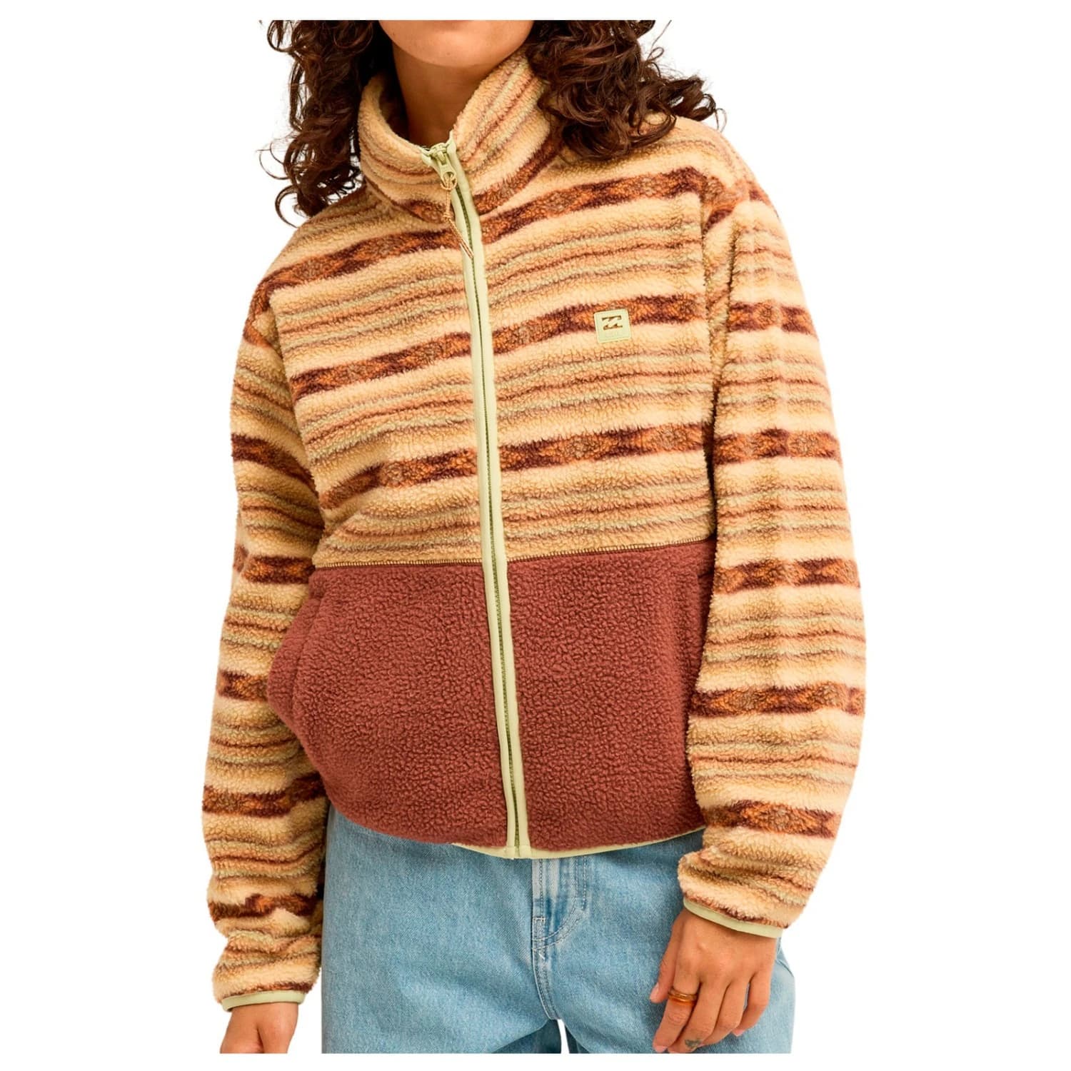 Дамско поларено яке Billabong Women's Rock Jetty Fleece jacket - Espresso