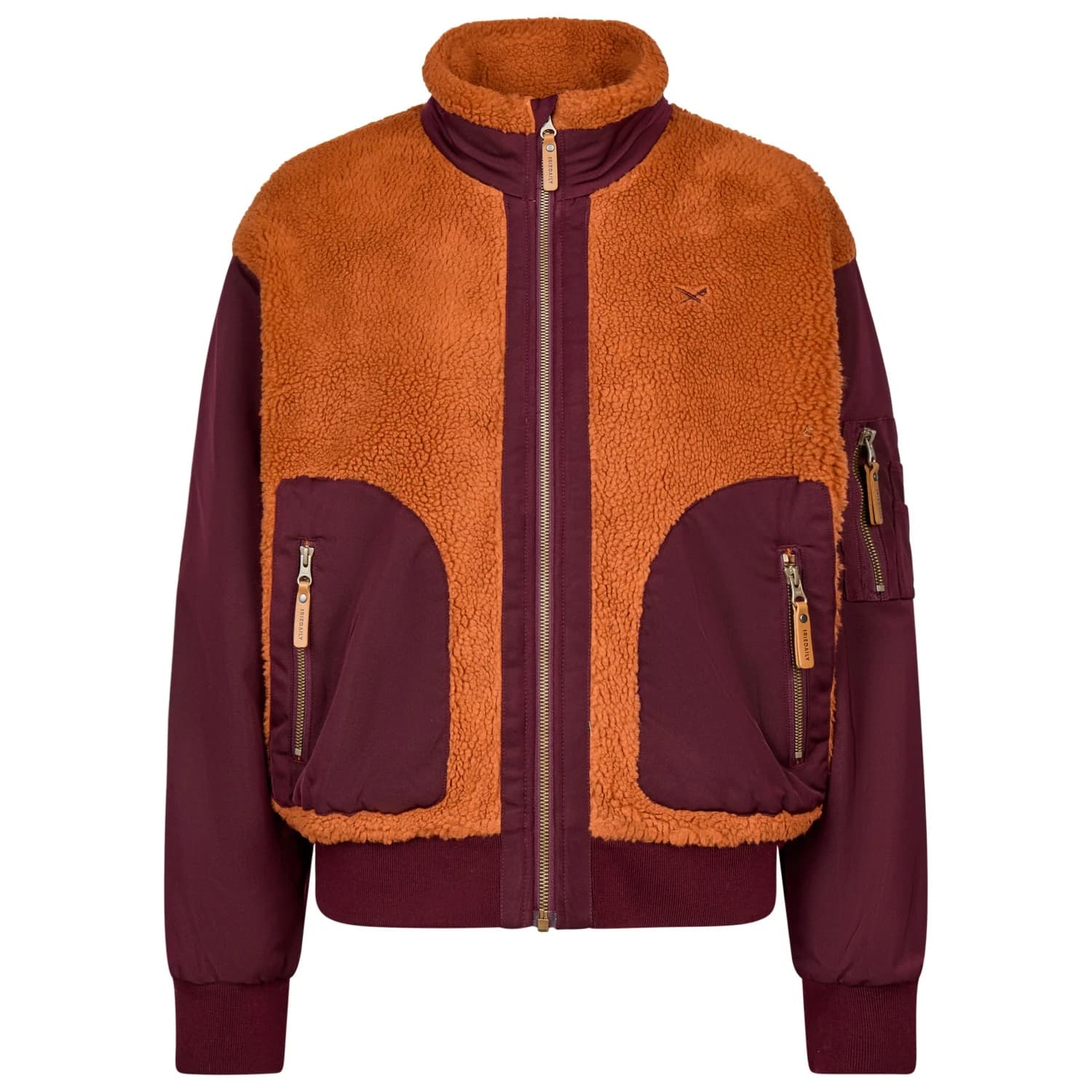 Дамско поларено яке Iriedaily Women's Arctik Bomber Jacket Fleece jacket - Aubergine