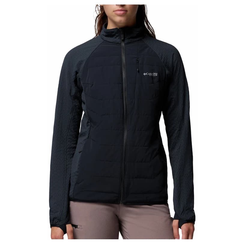 Дамско поларено яке Columbia Women's Arctic Crest II Hybrid Full Zip Fleece jacket - Black