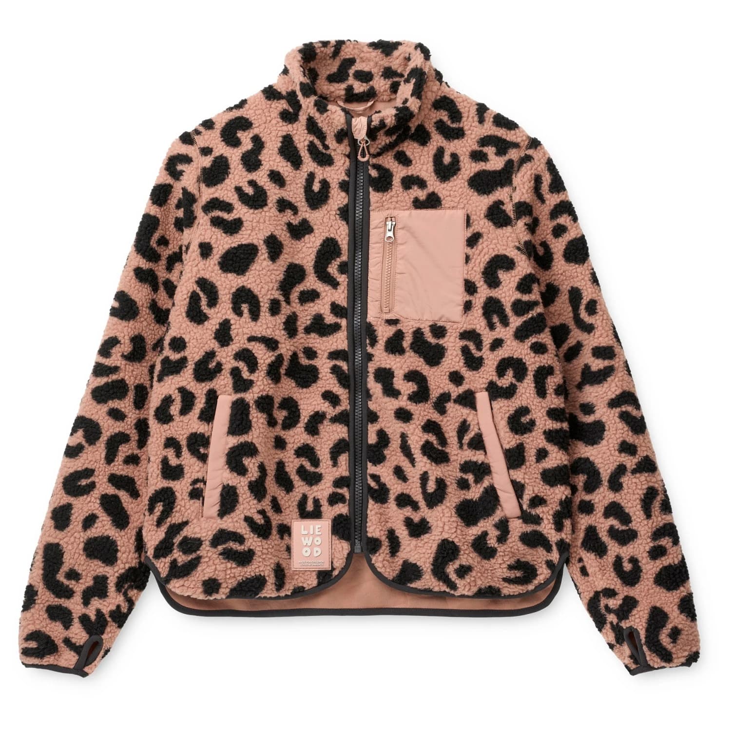Дамско поларено яке LIEWOOD Women's Nelson Adult Pile Fleece jacket - Mega Leo / Pale Tuscany