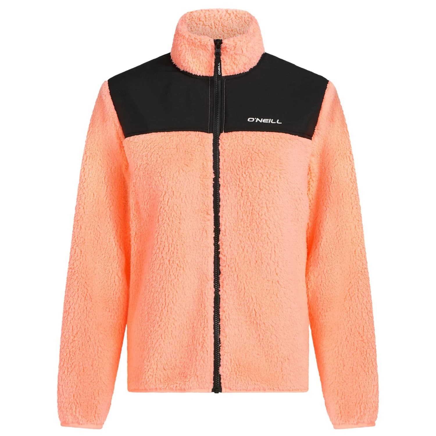 Поларено яке O'Neill Women's FWC'Cruz Fuzzy Full Zip Fleece jacket - Funky Peach Colour Block