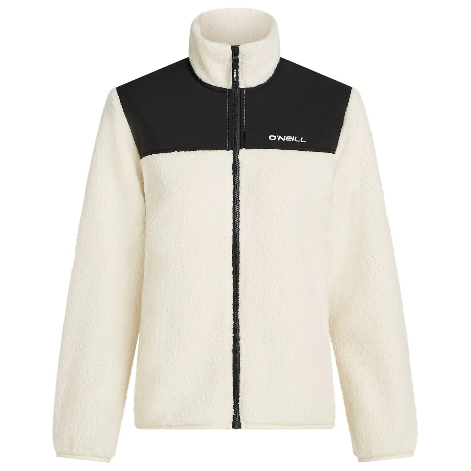 Поларено яке O'Neill Women's FWC'Cruz Fuzzy Full Zip Fleece jacket - Linen White Colour Block