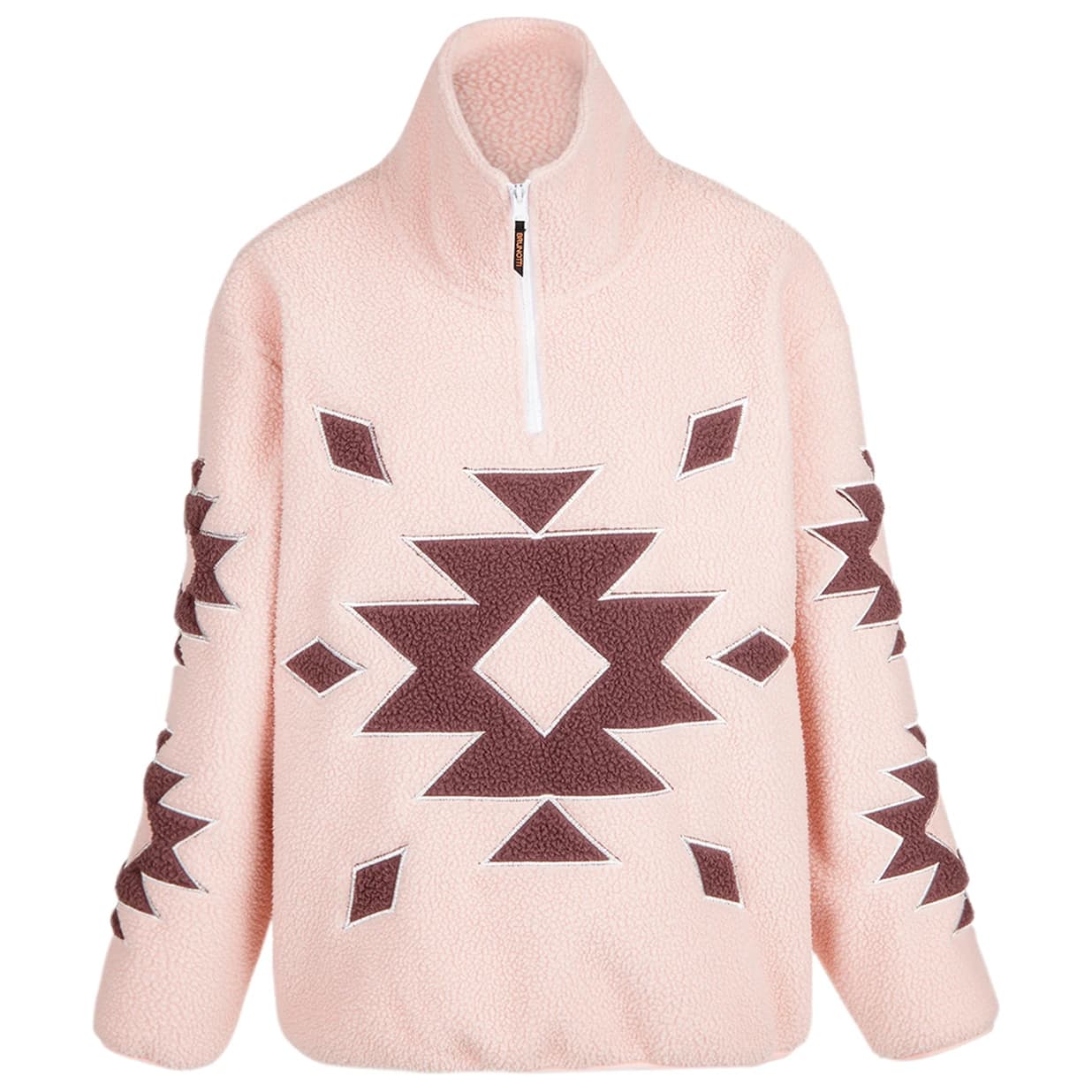 Поларен пуловер Brunotti Women's Charley Fleece jumper - Sepia Rose