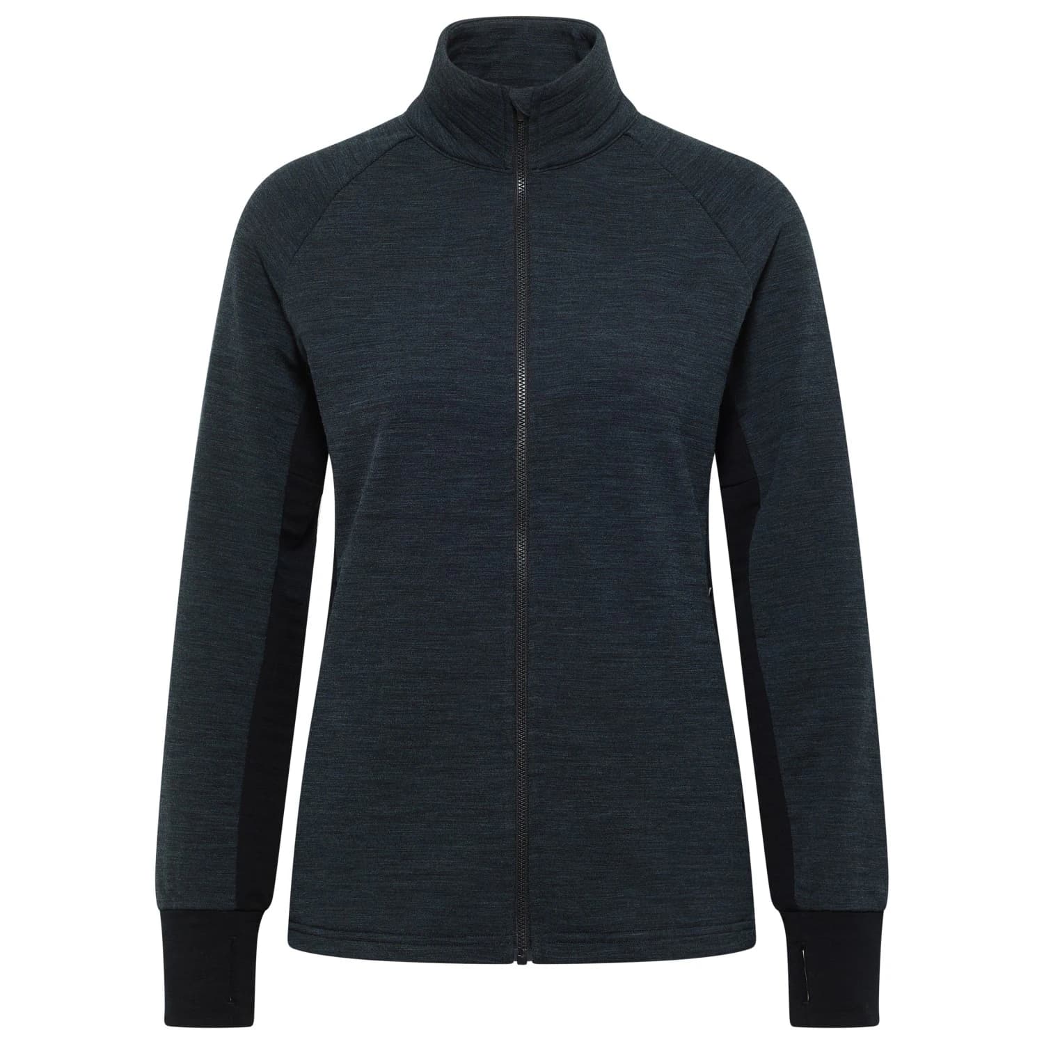 Вълнено яке Stoic Women's MerinoFleece260 FlenSt. II Jacket Merino jacket - Black / Black / Melange