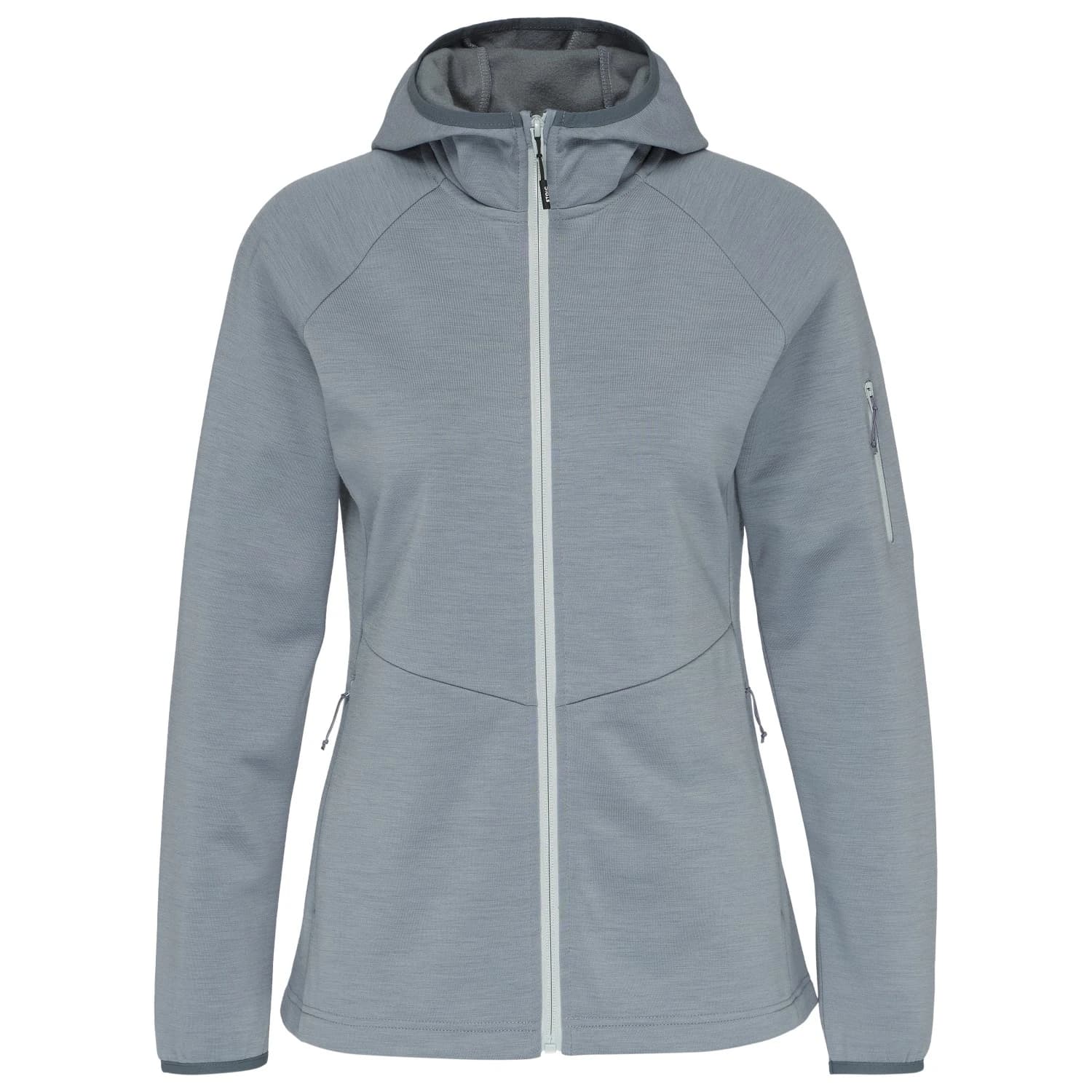 Вълнено яке Stoic Women's MerinoFleece270 KuolpaLightSt. III Zip Merino hoodie - Sky Grey