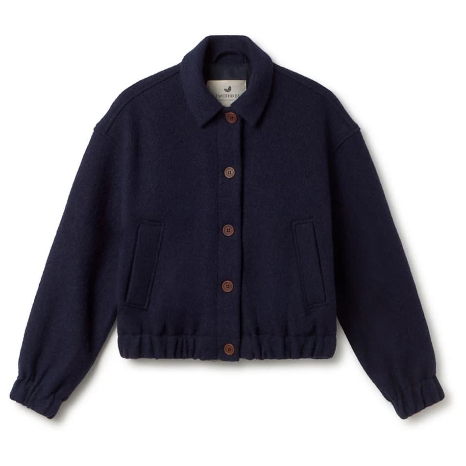 Вълнено яке TWOTHIRDS Women's Rennell Wool jacket - Navy