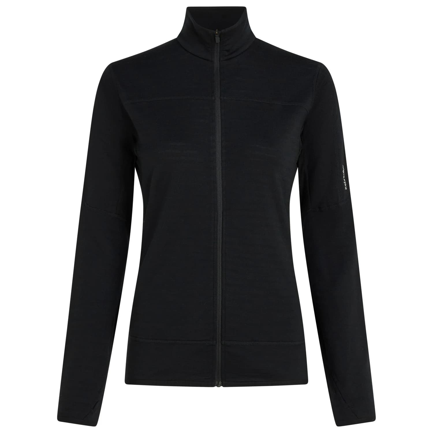 Вълнено яке Icebreaker Women's Merino 300 Realfleece Desc L/S Zip Merino jacket - Black