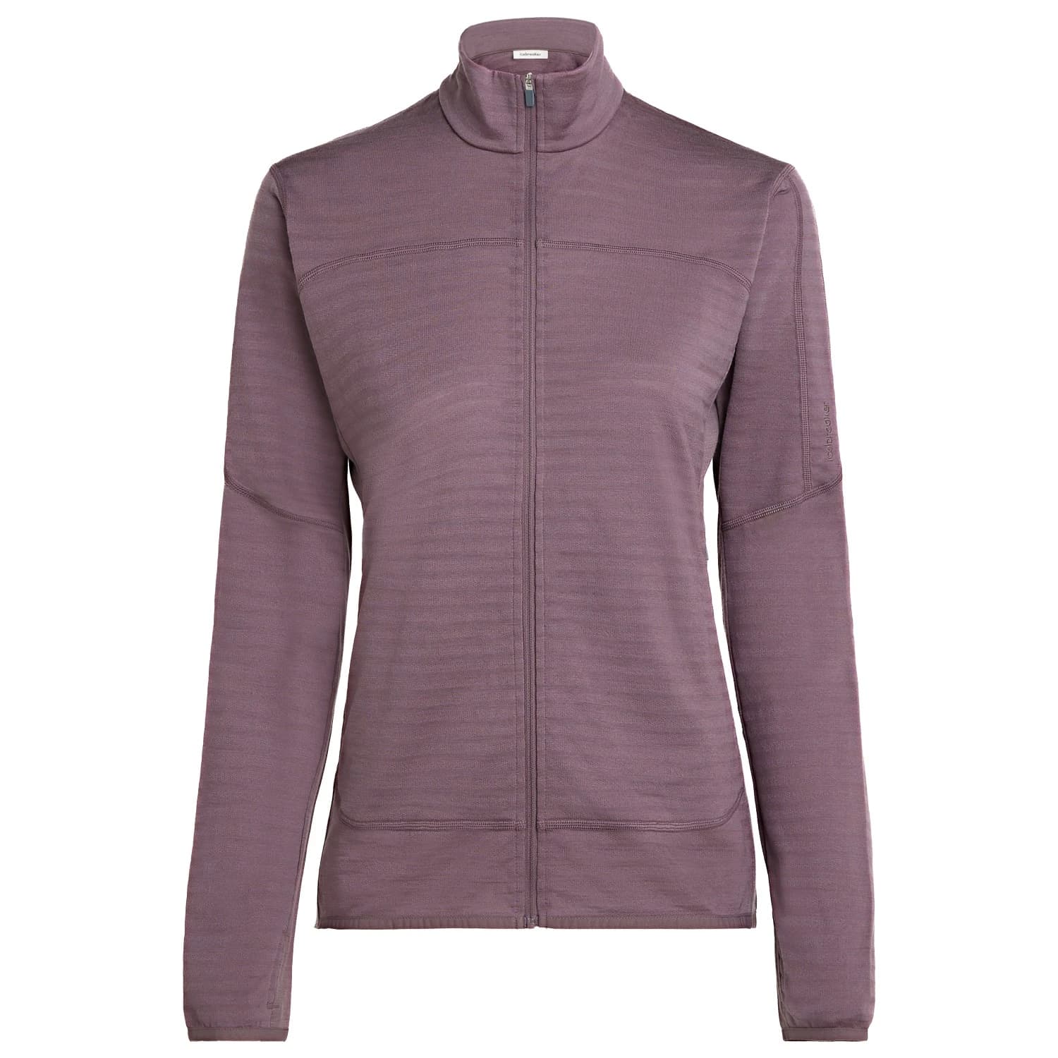 Вълнено яке Icebreaker Women's Merino 300 Realfleece Desc L/S Zip Merino jacket - Grey Plum