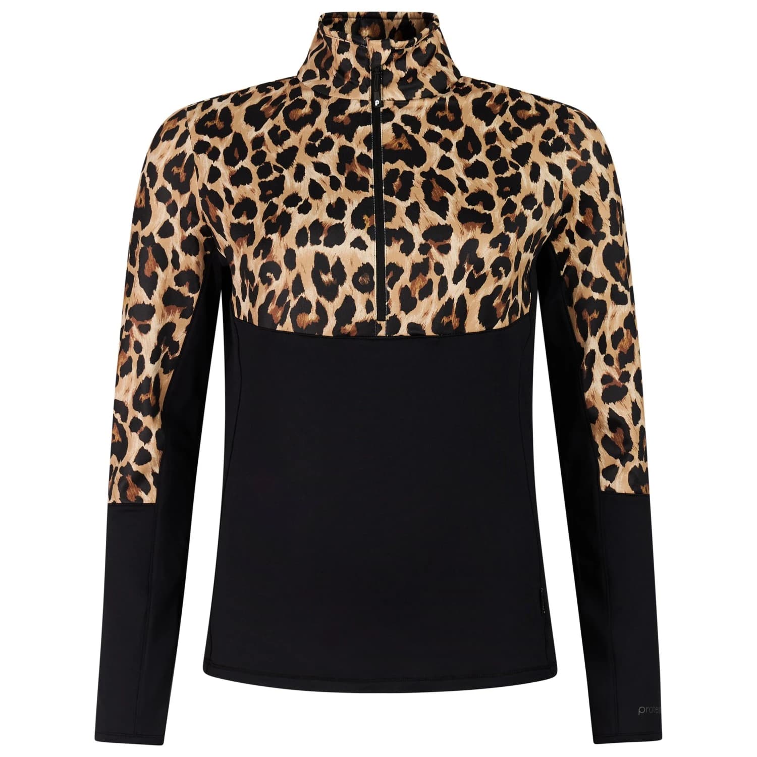 Поларен пуловер Protest Women's PRTMeline 1/4 Zip Active Top Fleece jumper - True Black