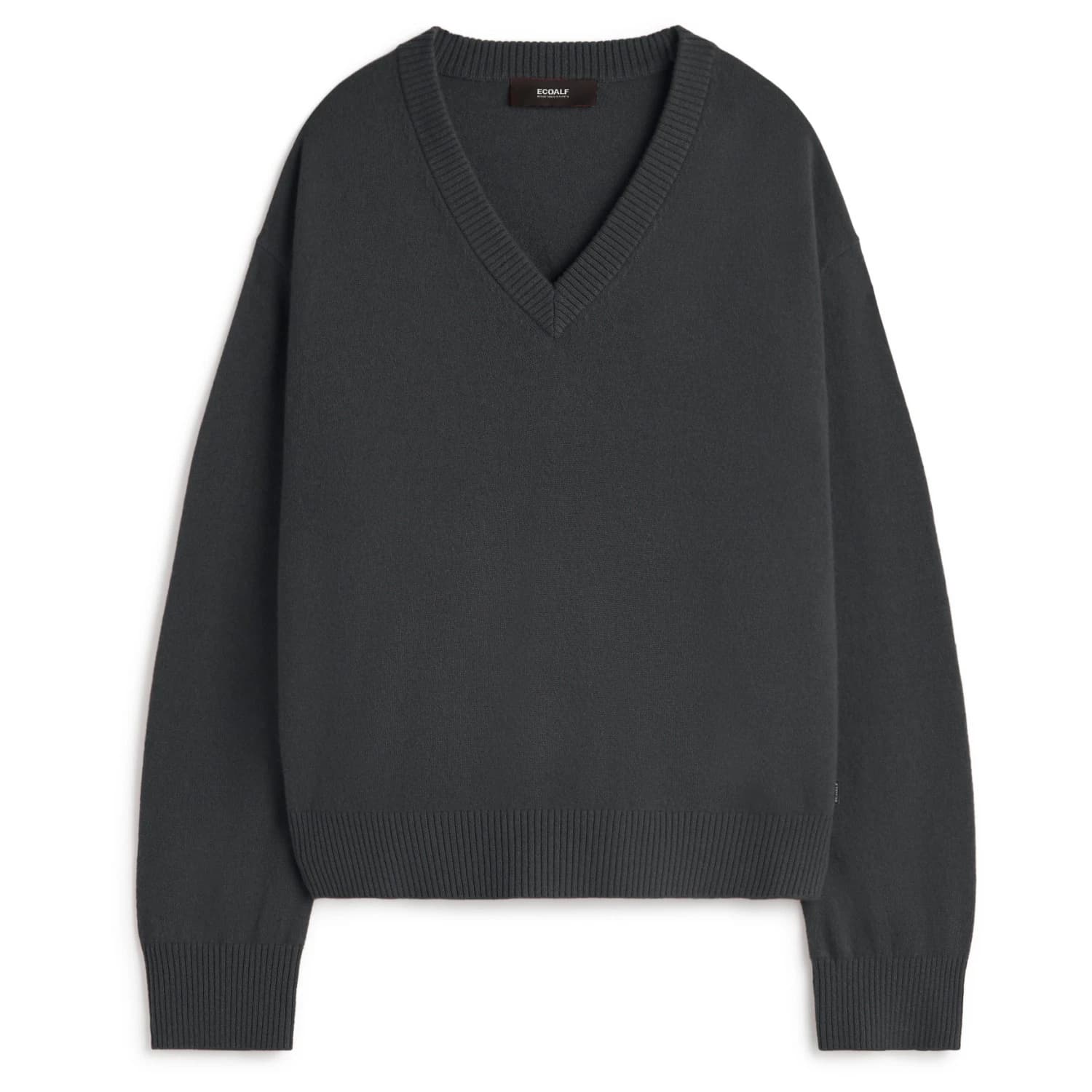 Вълнен пуловер Ecoalf Women's Haro Knit Wool jumper - Dark Grey Melange